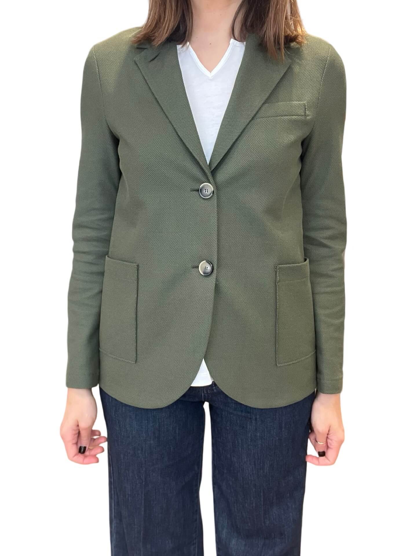 Blazer Harris Wharf London Pique Verde