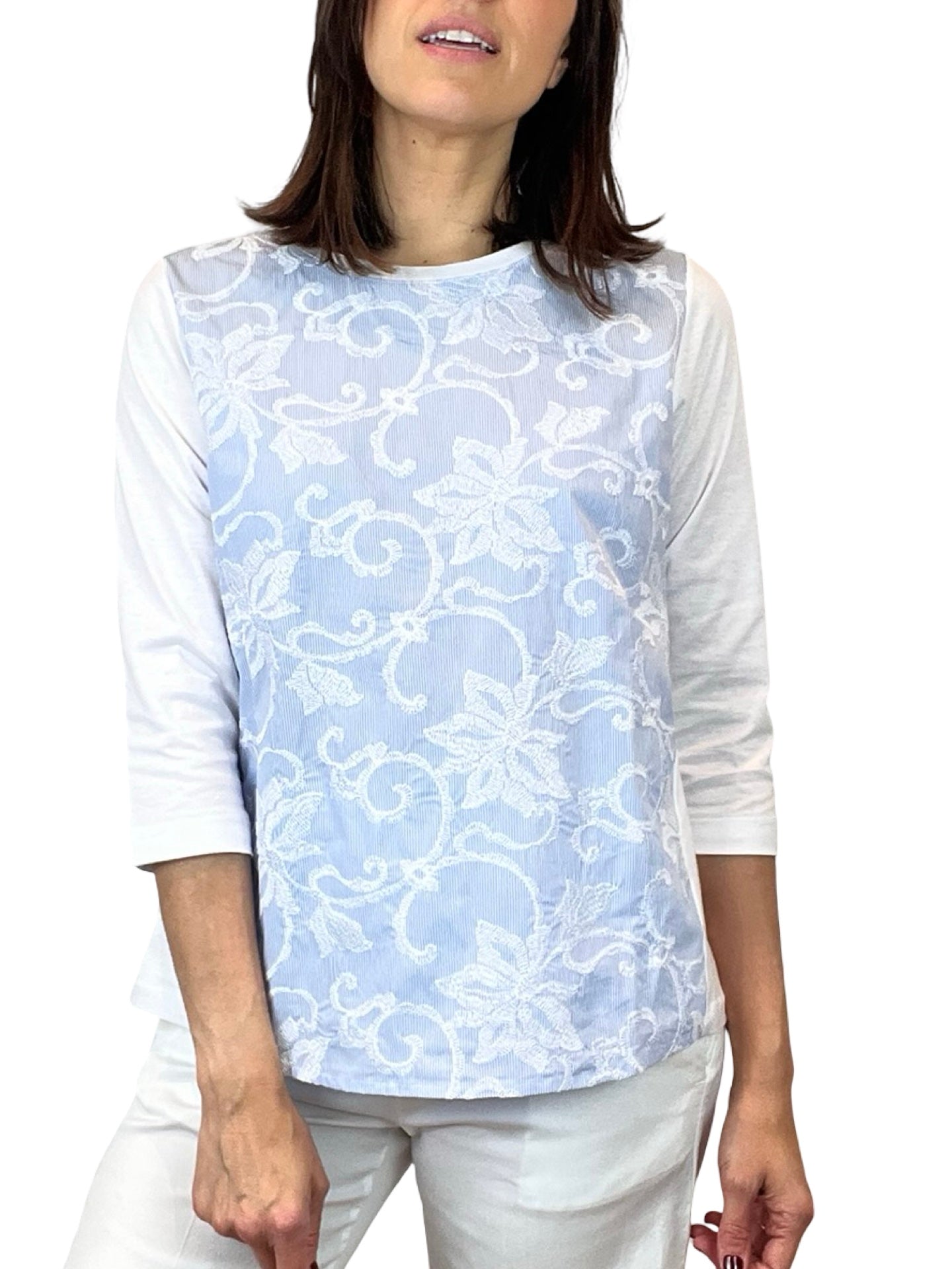 Camiseta Whyci Milano Bordada Rayas