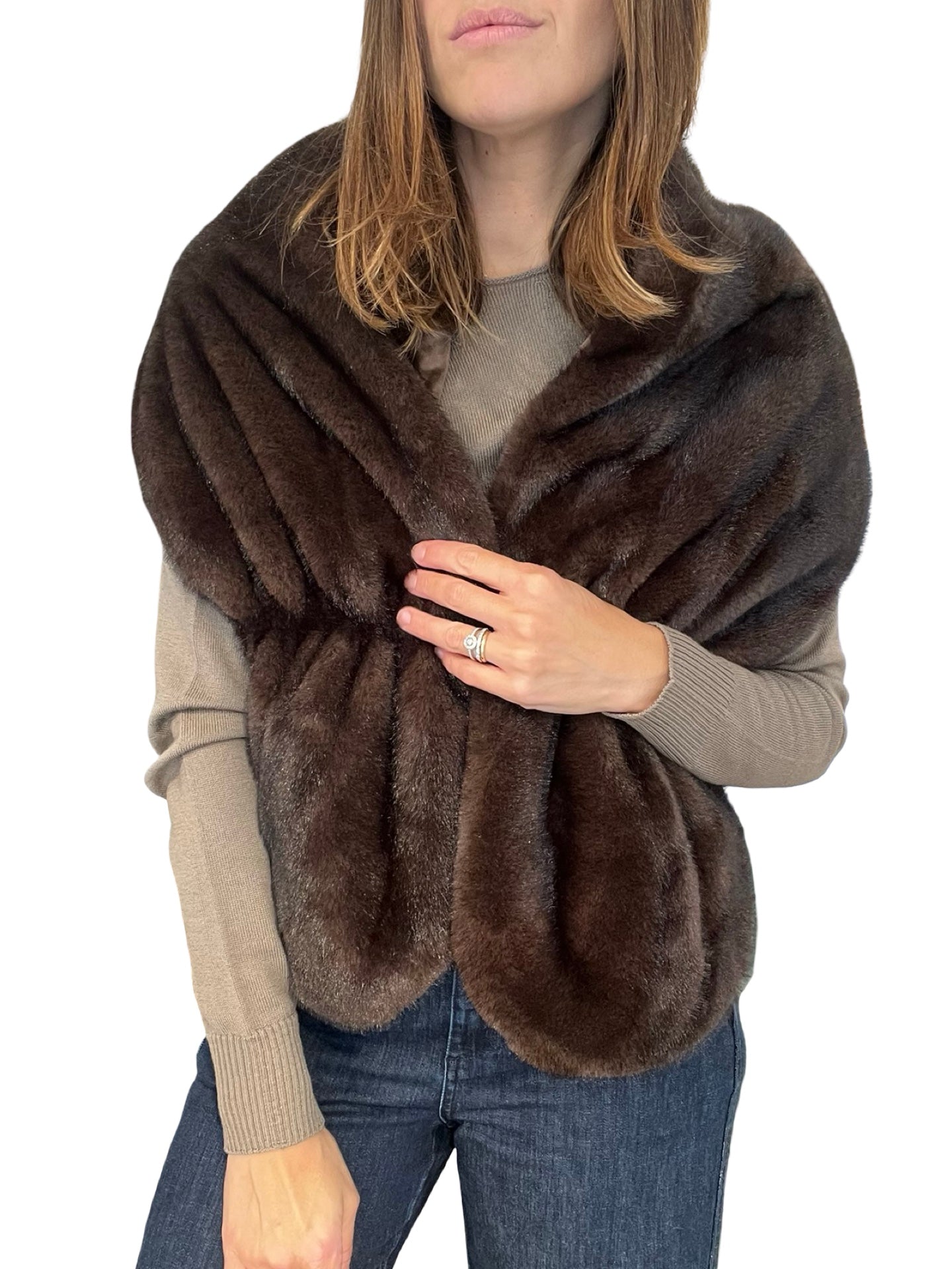 Cuello Beta Corradi Ecologico Mink Marron