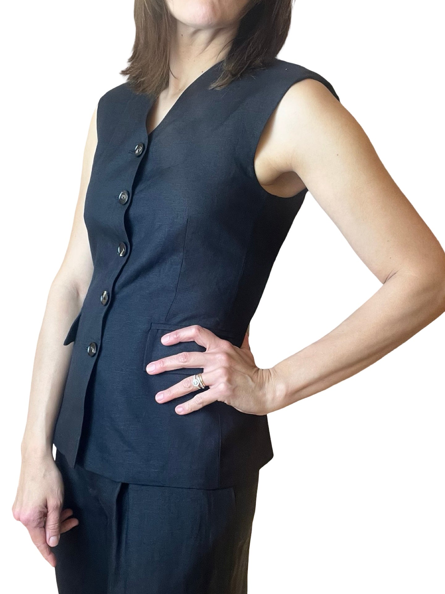 Chaleco Liviana Conti Lino