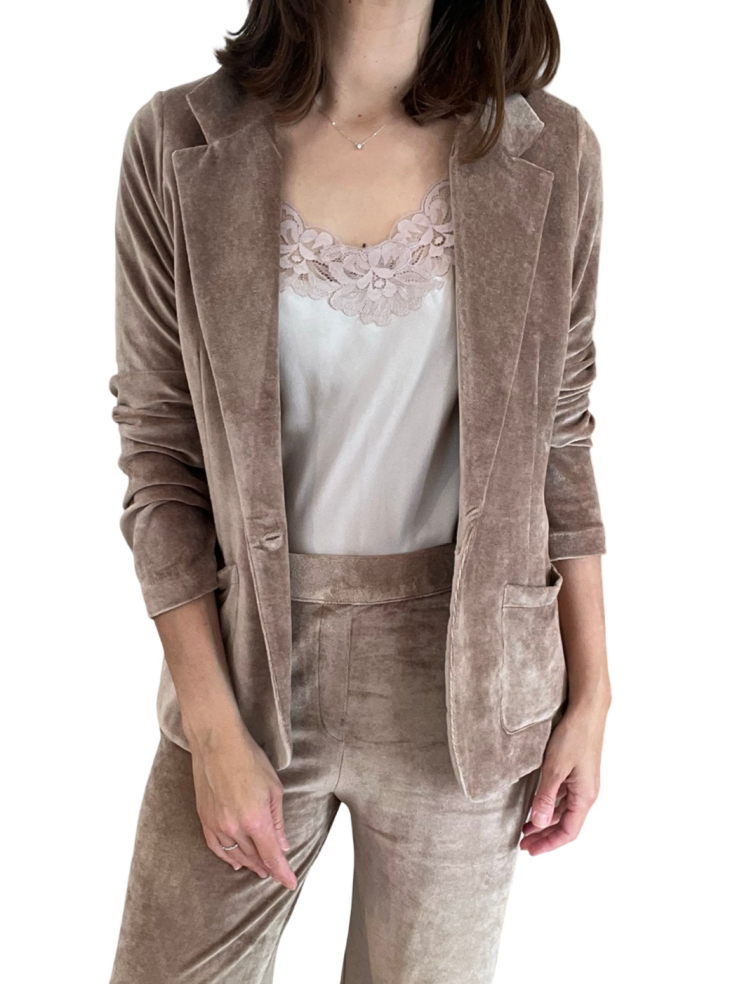 Blazer Majestic Filatures Terciopelo