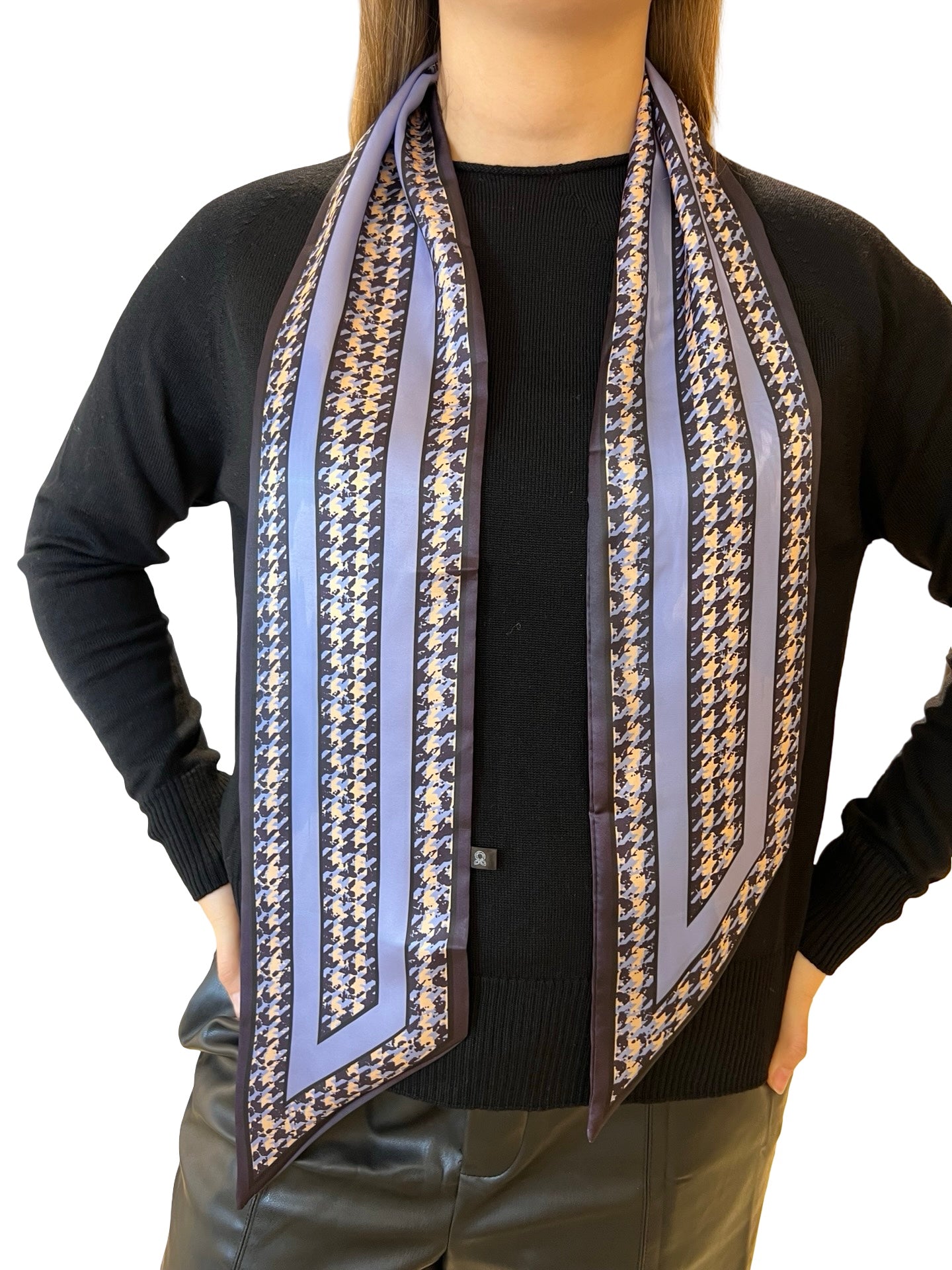 Twilly Il Baco Da Seta Estampado Geométricos Rayas