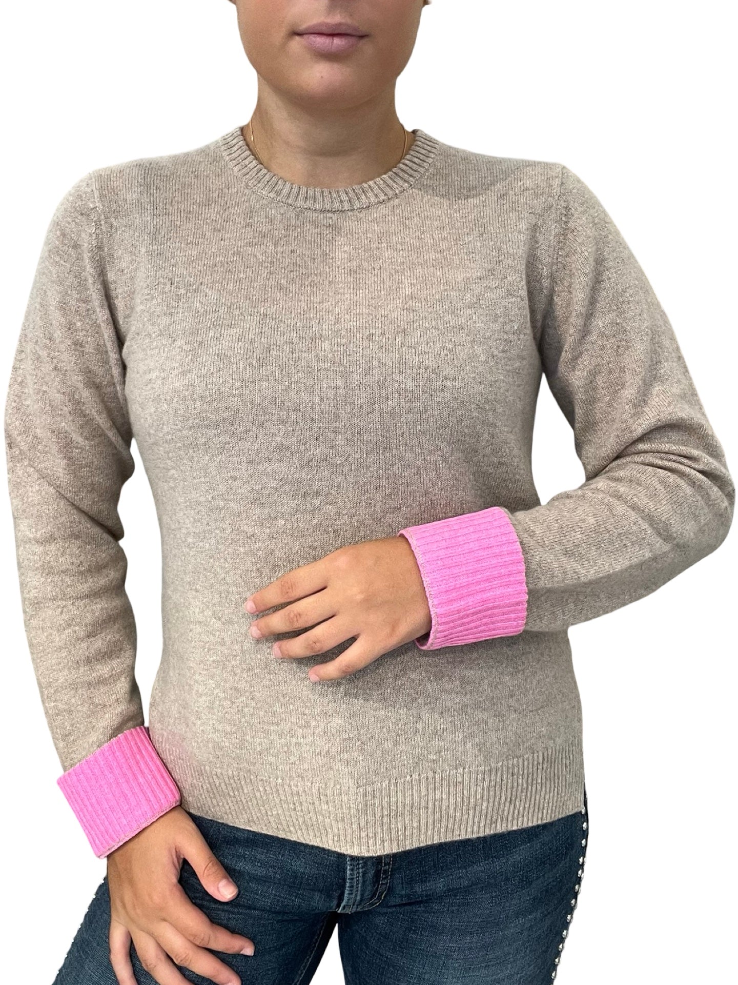 Jersey Absolut Cashmere Bicolor Puños