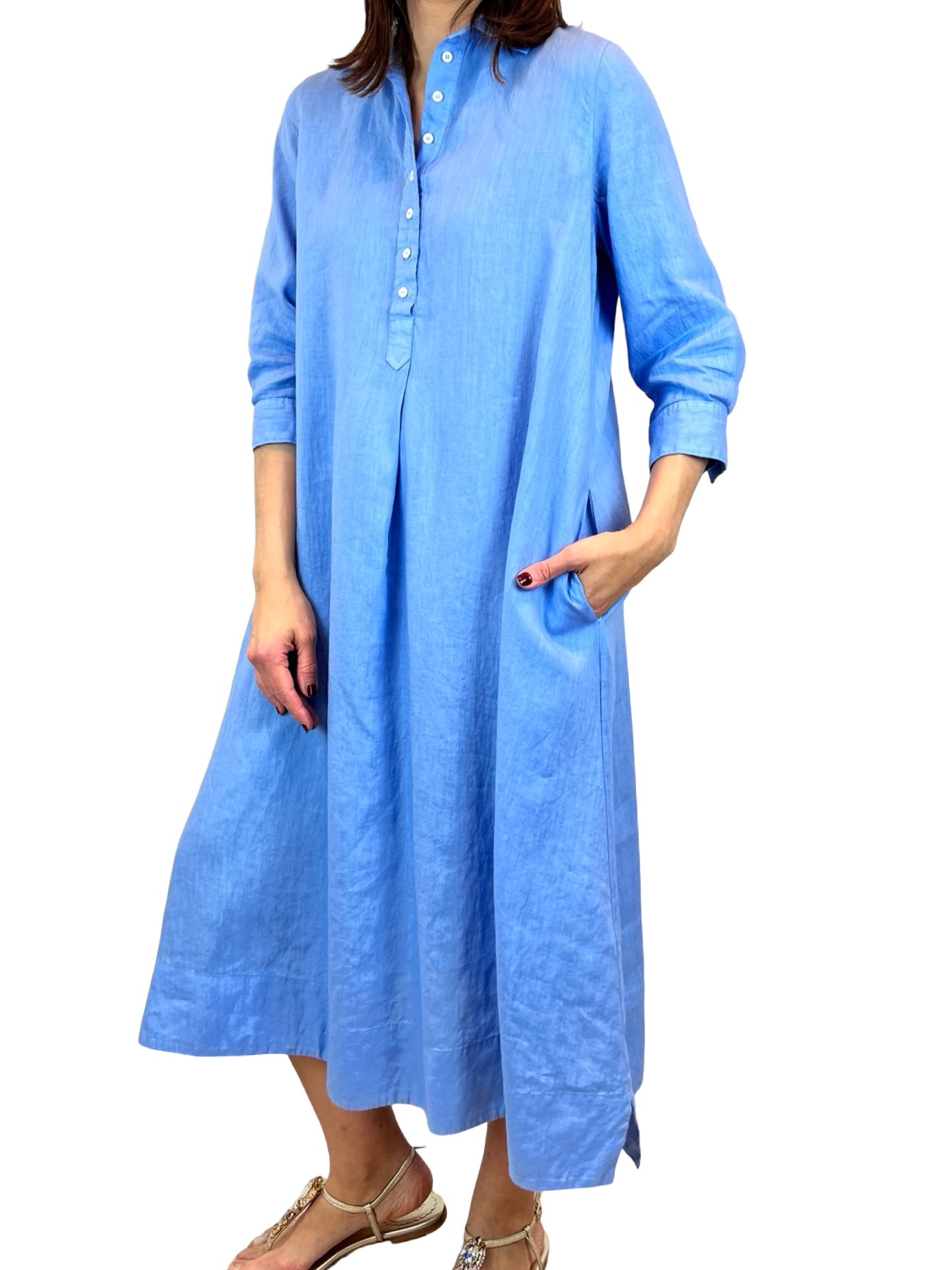 Vestido Rosso 35 Camisero Manga Francesa