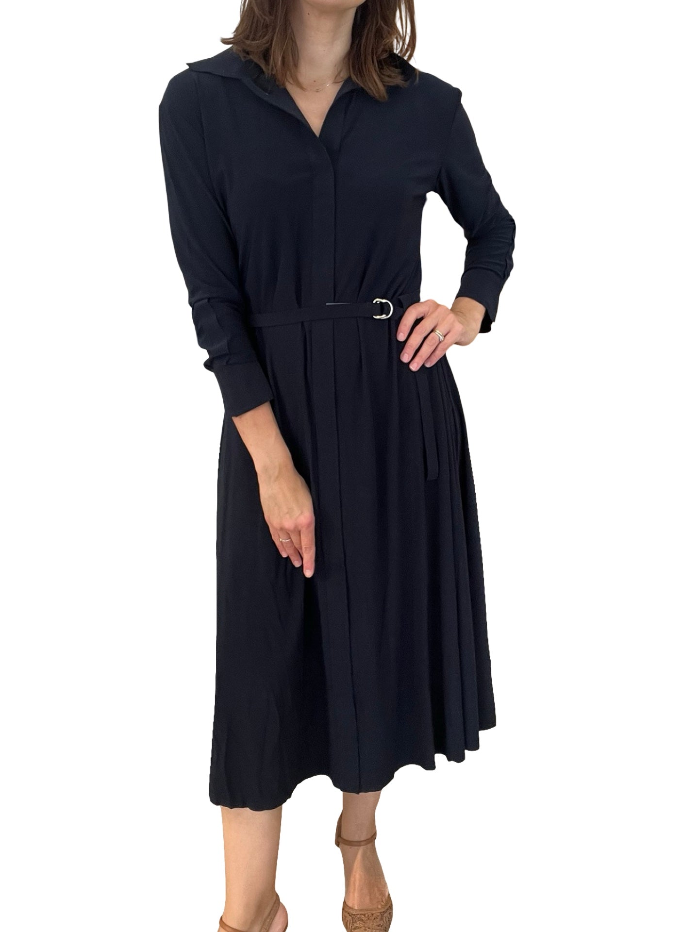 Vestido Norma Kamali Camisero Largo