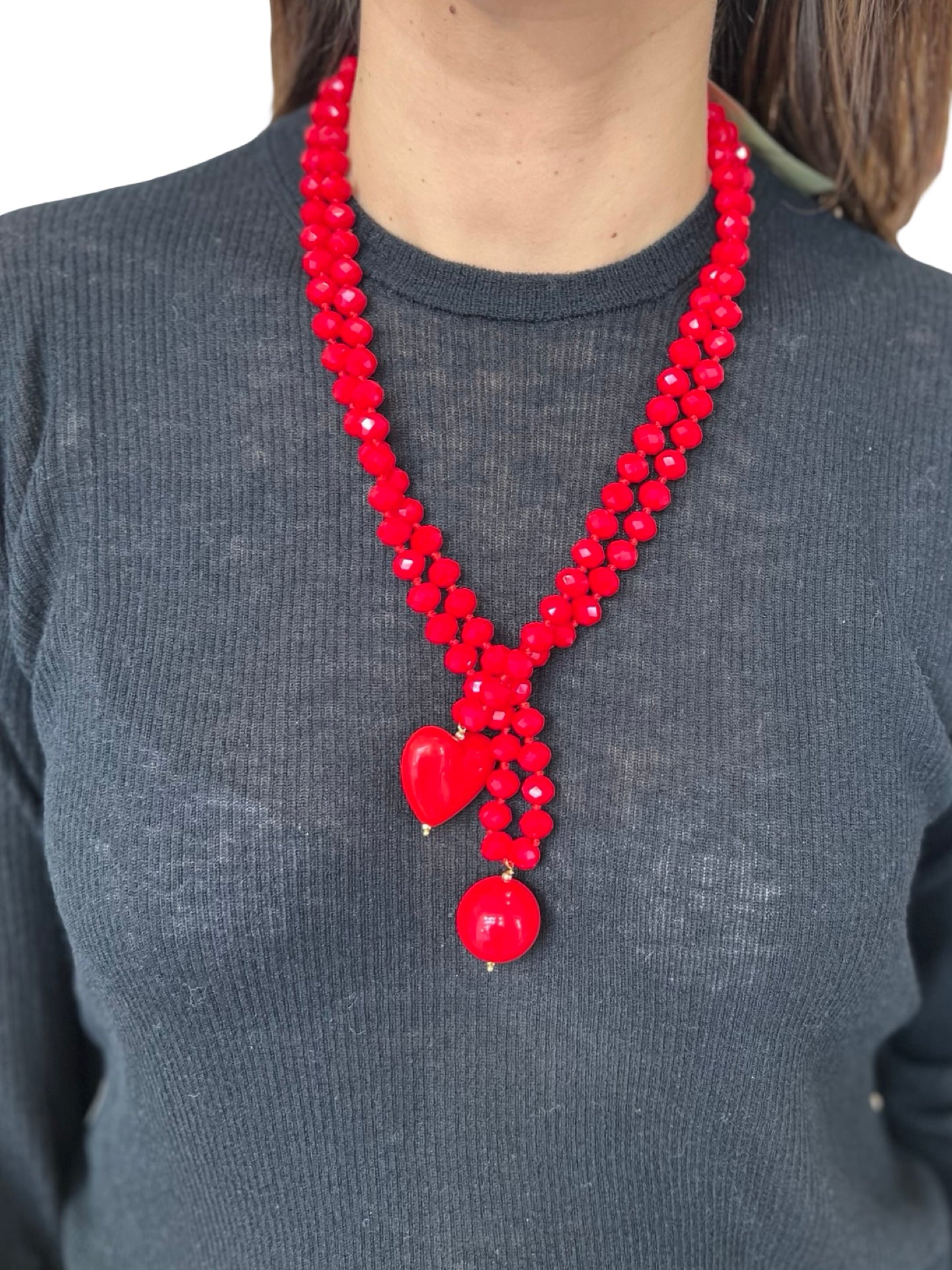 Collar Fabrizio Marcantelli Valentino Rojo