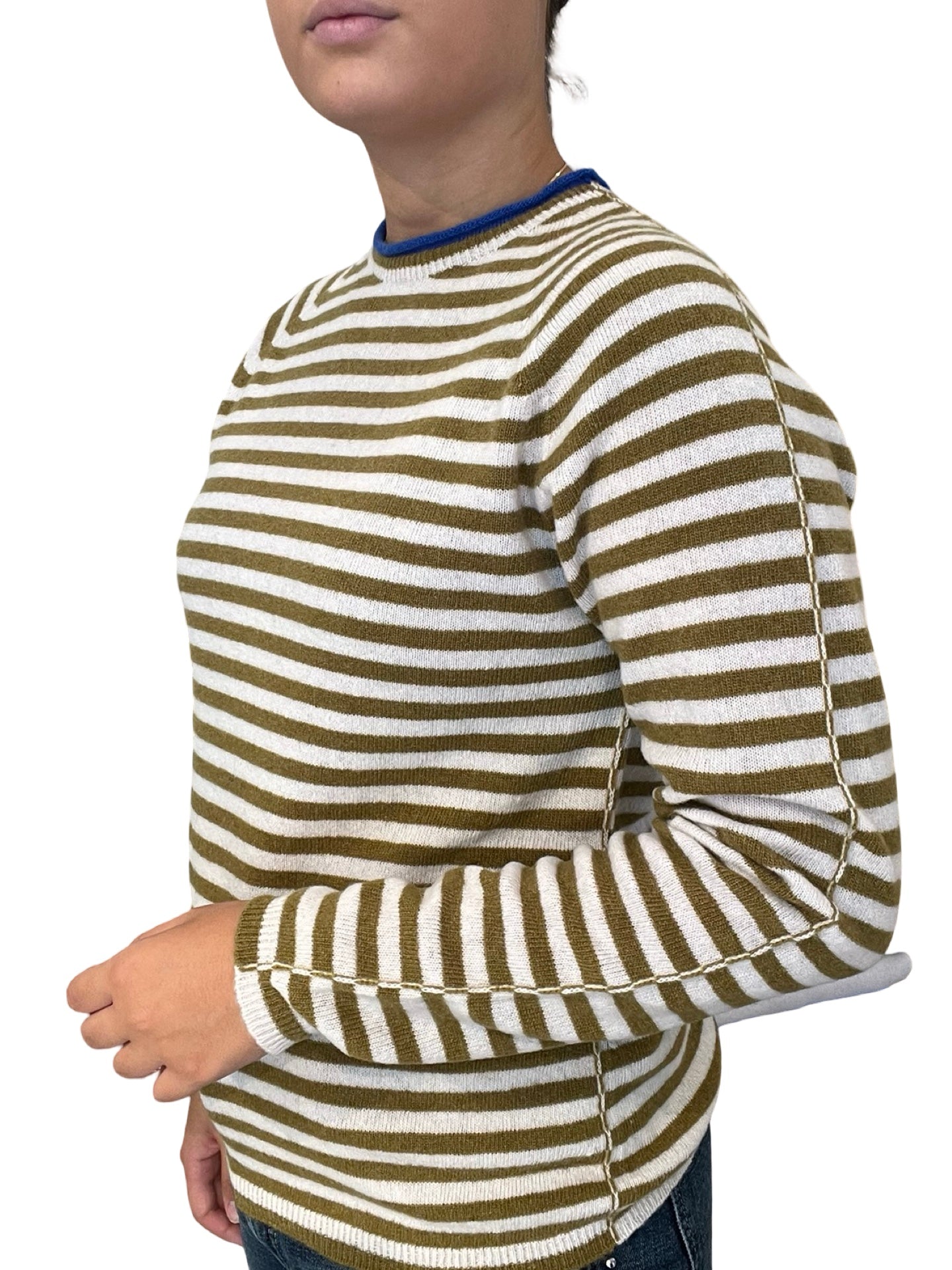 Jersey Floor Rayas Entallado