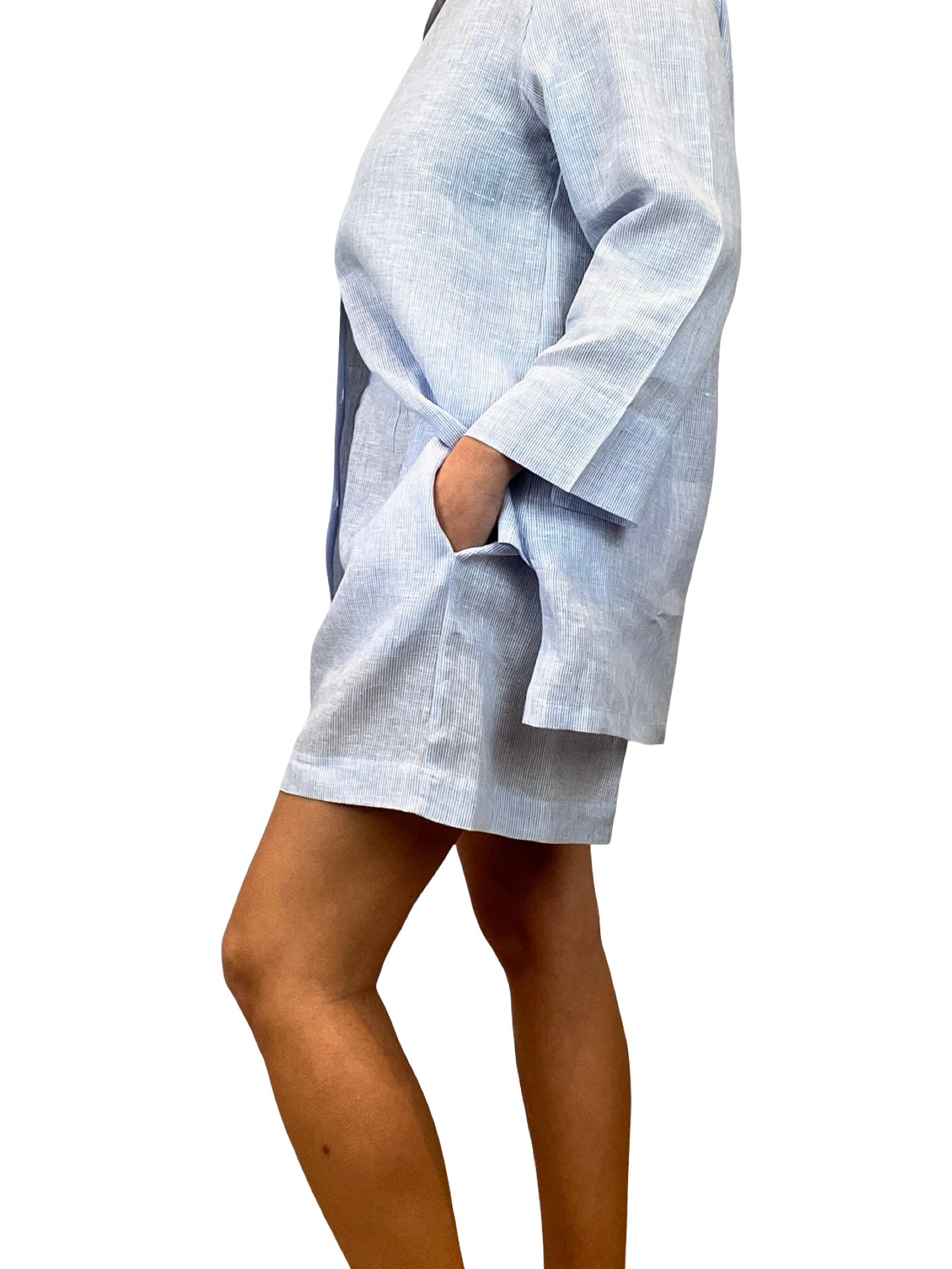 Short en lin rayé Whyci Milano