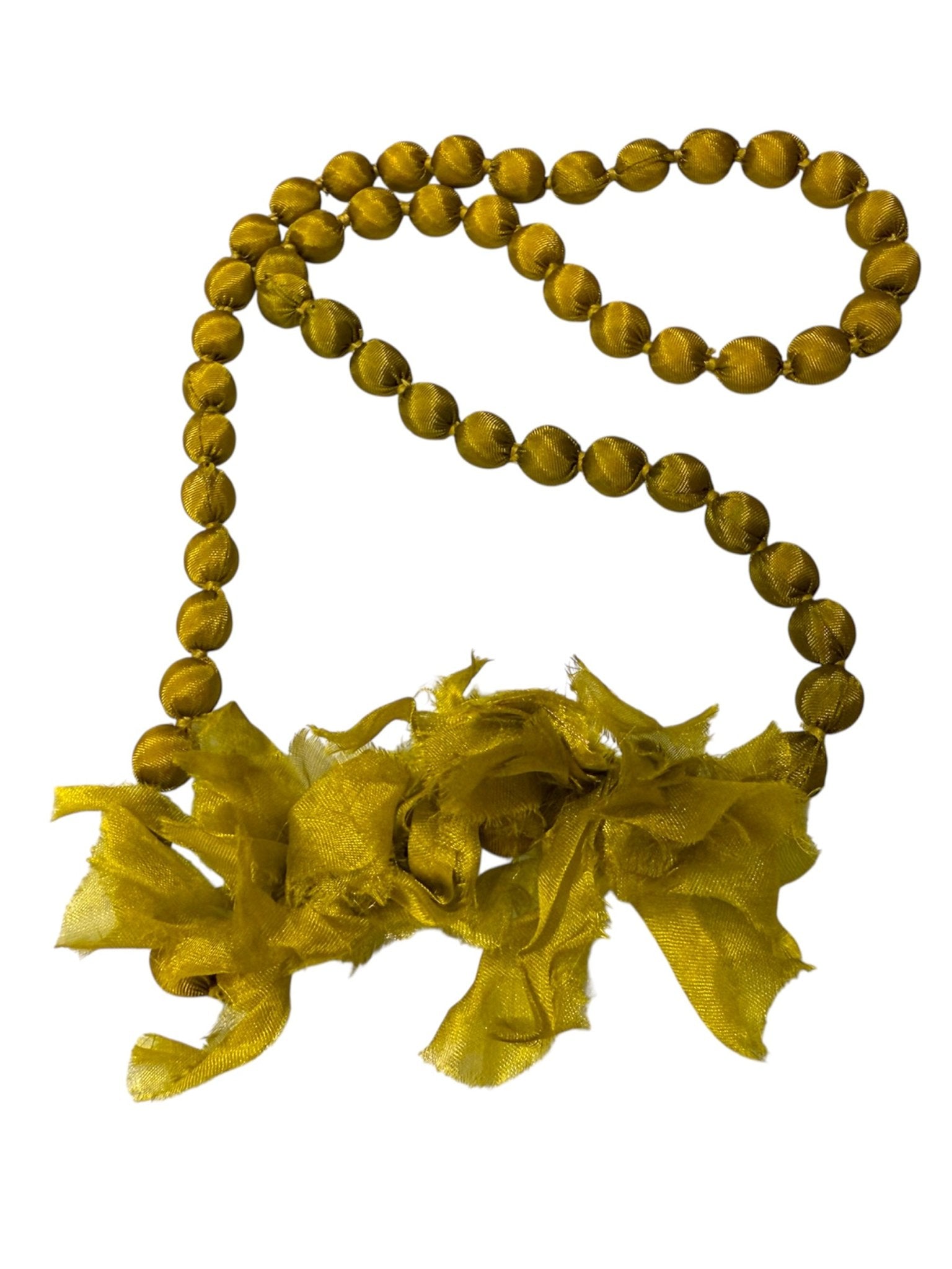 Collier Il Baco Da Seta Boules de soie Doan Oil Flower