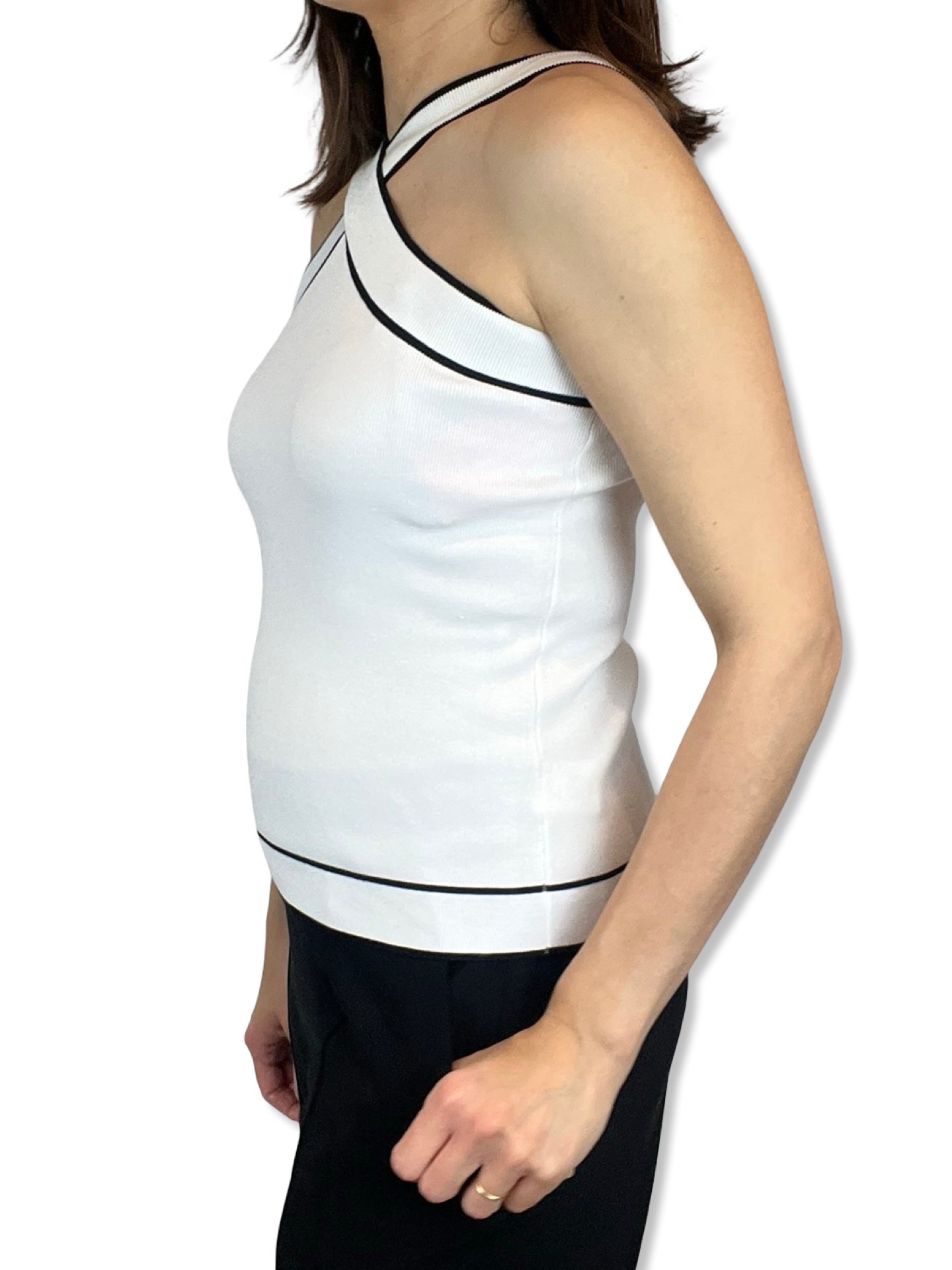 Paisie Top with Crossed Straps