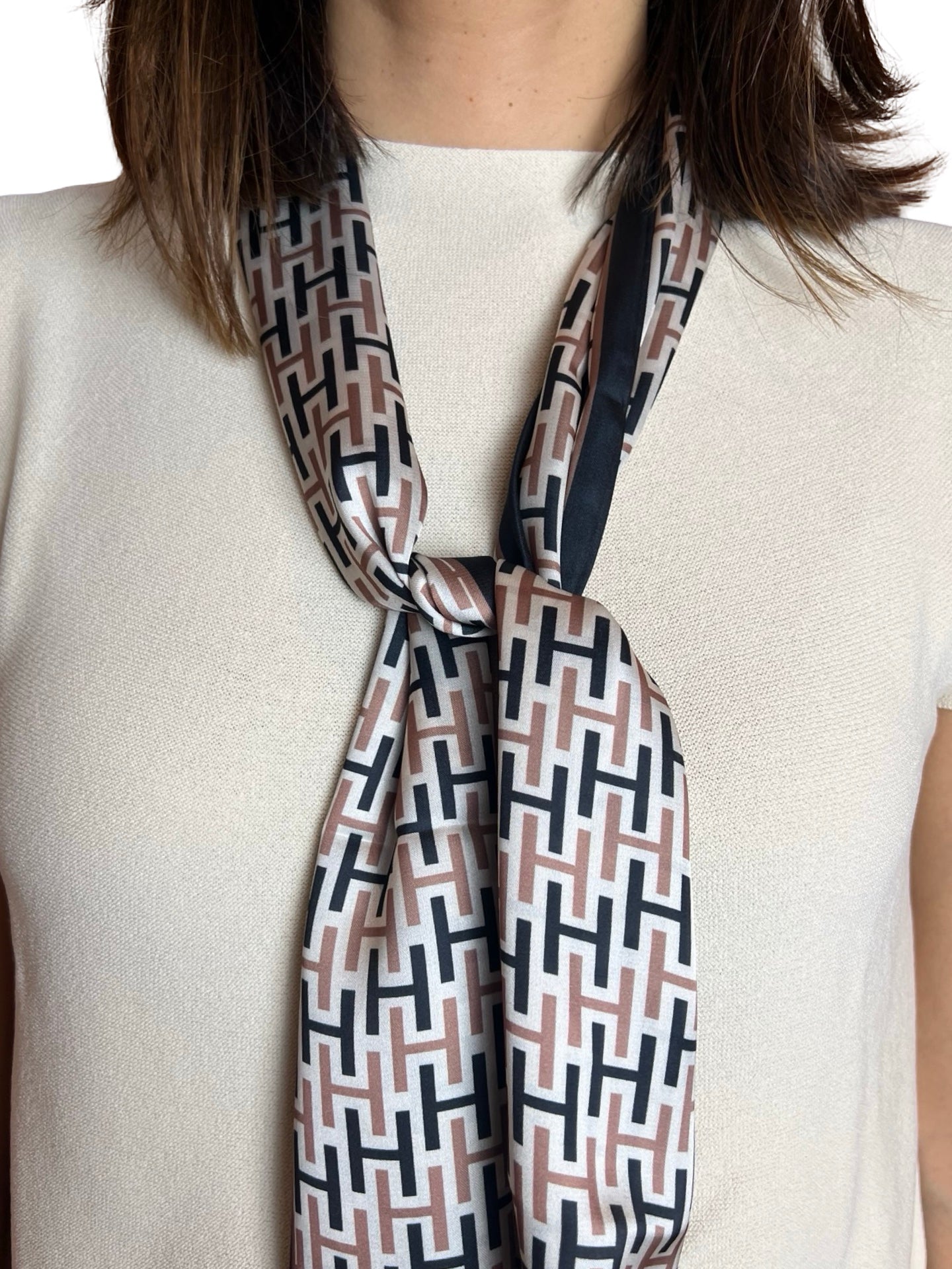 Twilly Il Baco Da Seta Estampado H