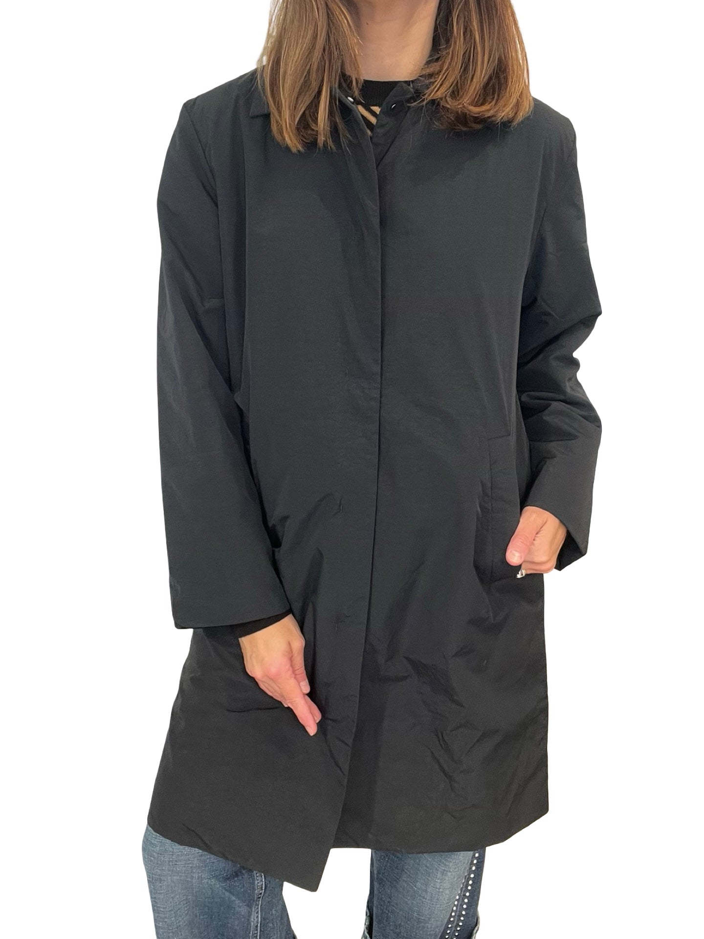 Abrigo Ecoalf Marins Negro