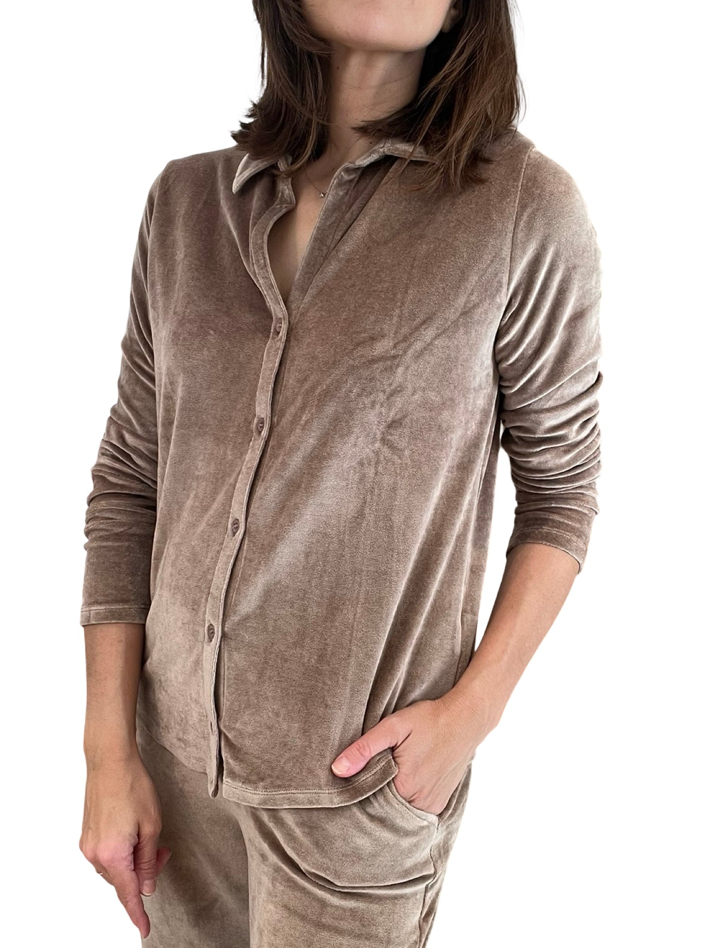 Chemise en velours Majestic Filatures