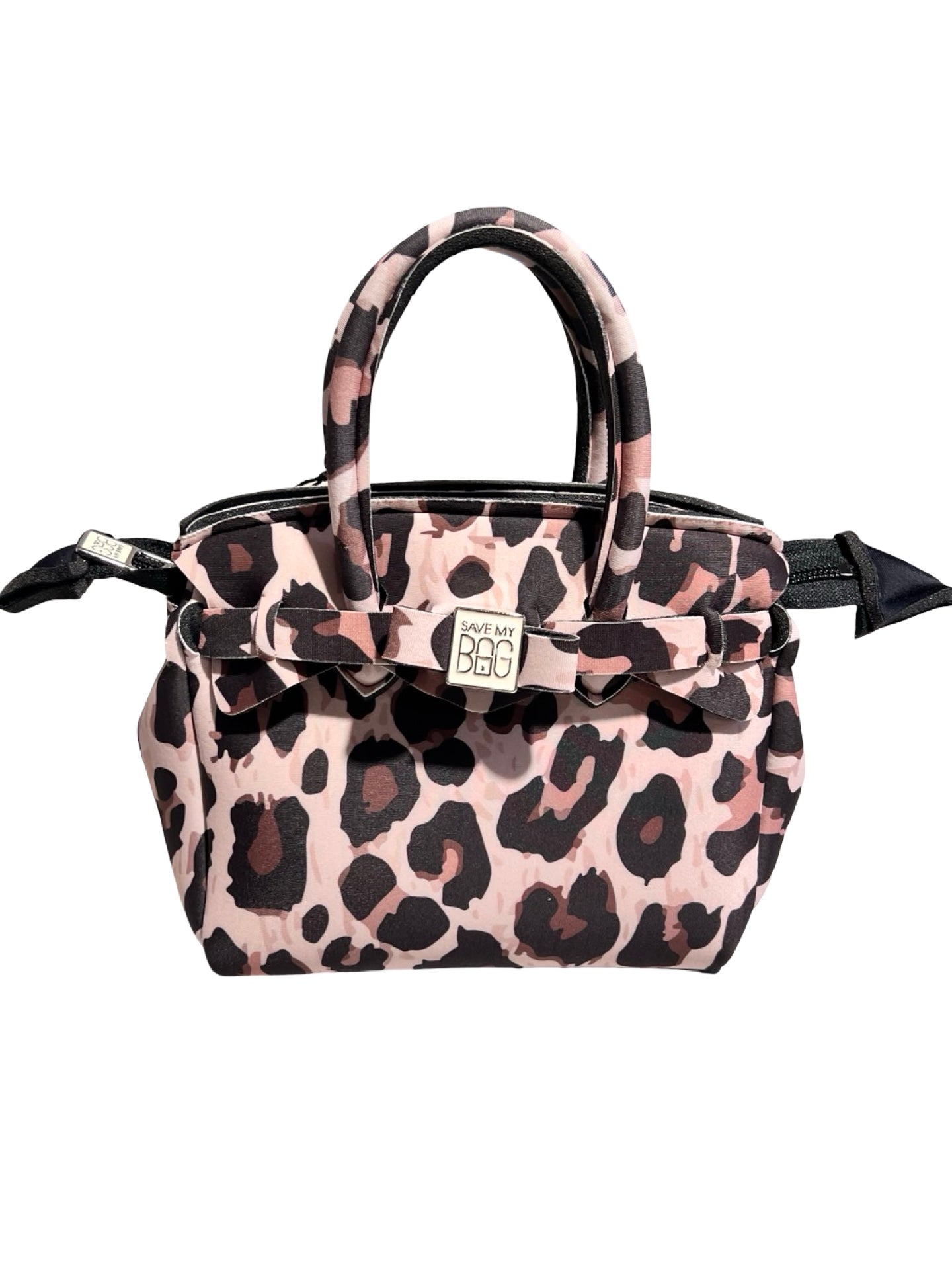 Salva la mia borsa Borsa Miss Mignon in lycra leopardata