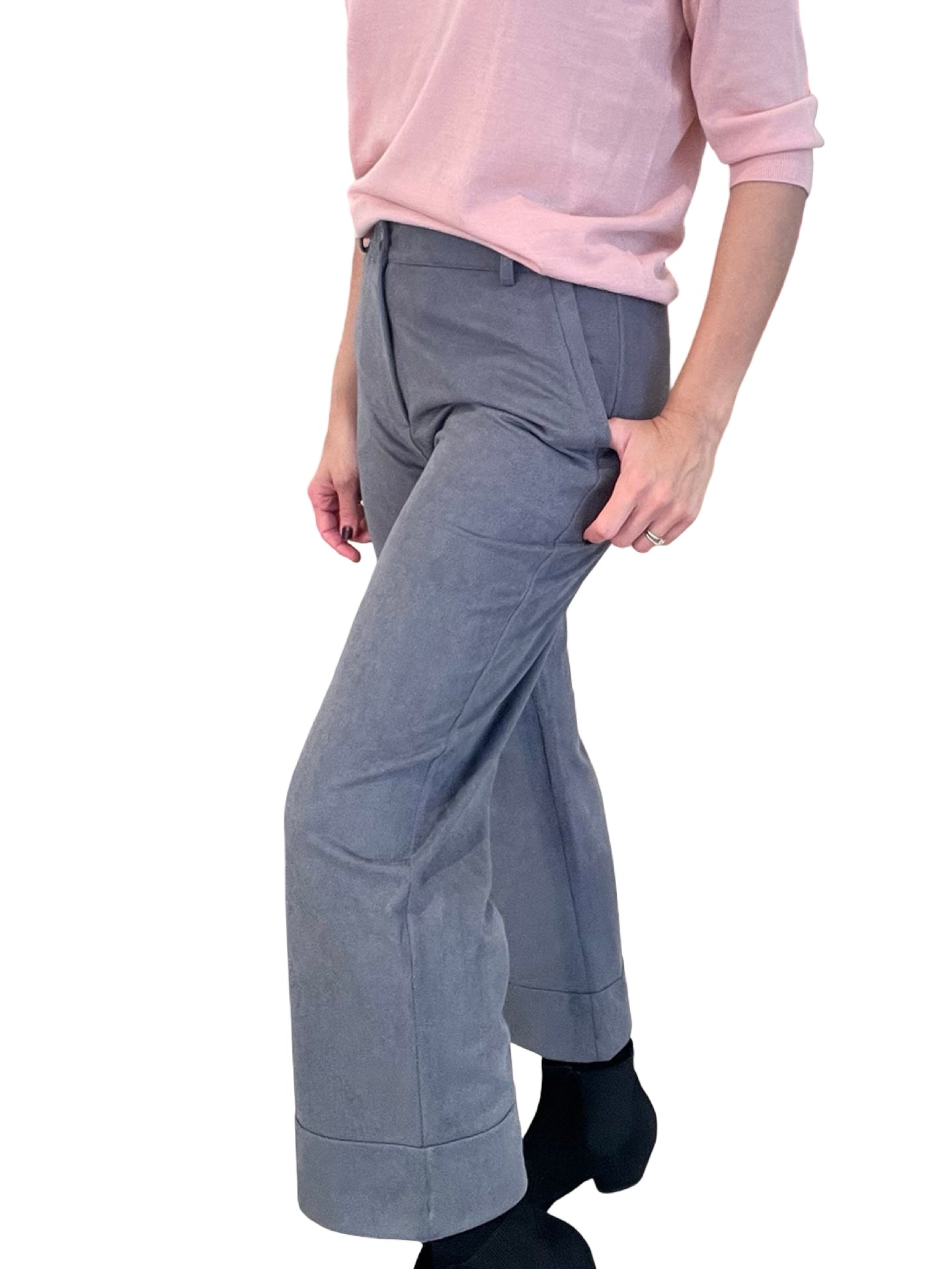 Pantalon Il Baco Da Seta Ancho Vuelta