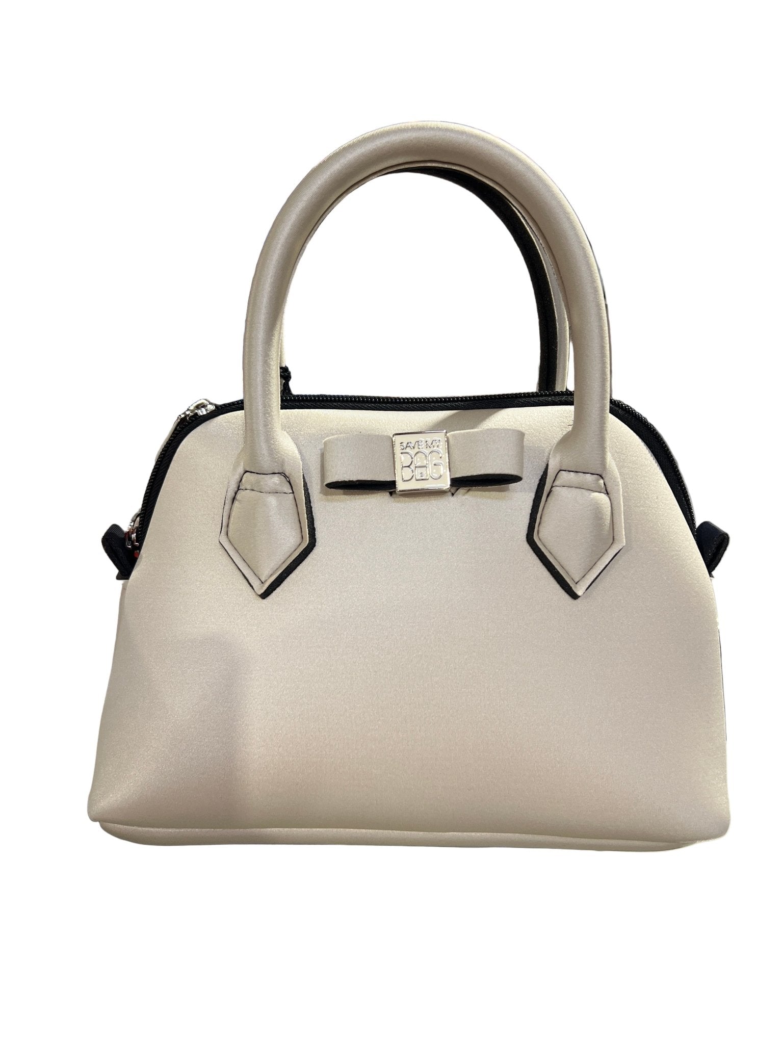 Save My Bag Princess Mini Metallic Creme Bag