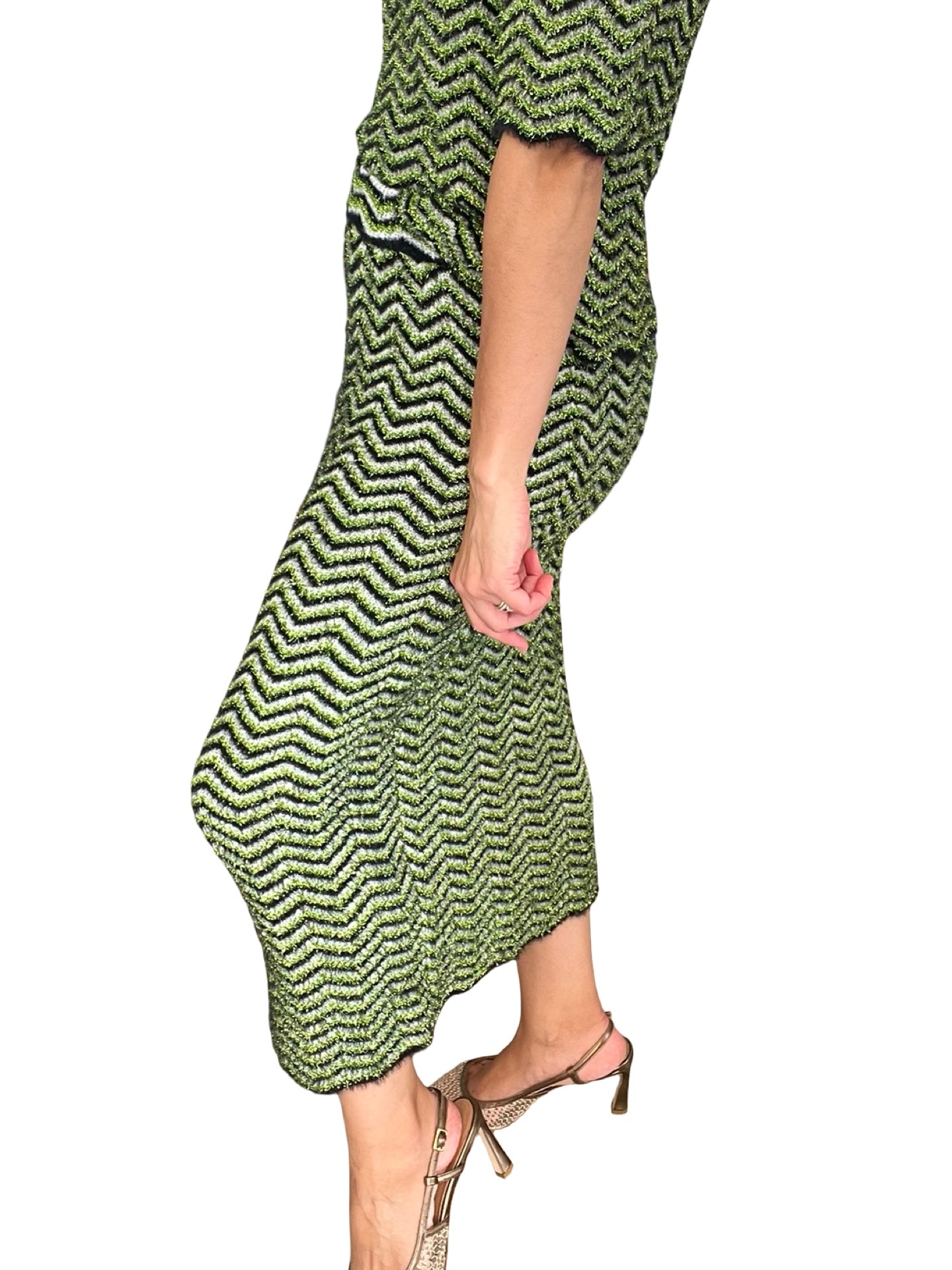 Gonna Akep Lurex Verde