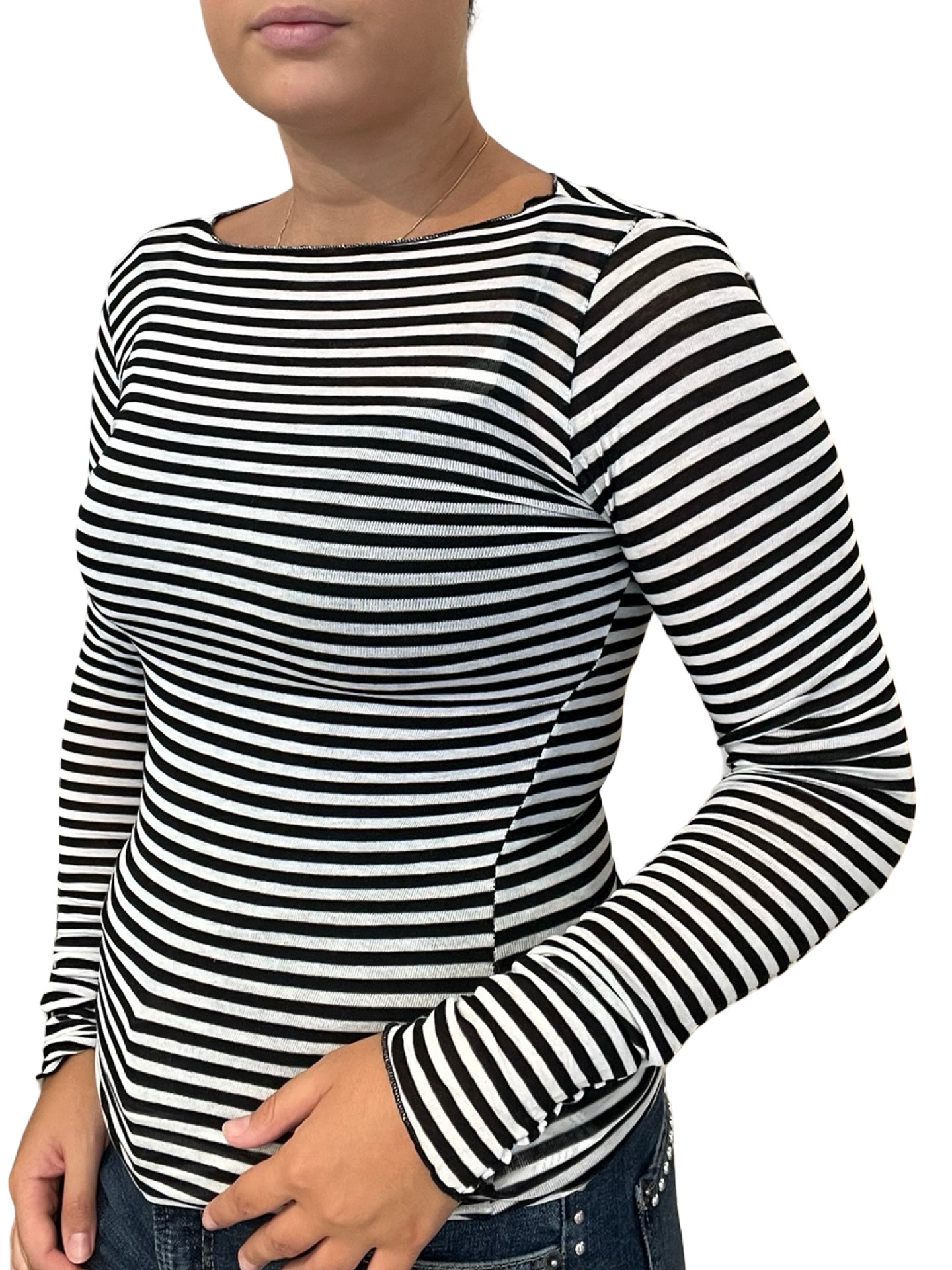 T-shirt a righe Byu Barça