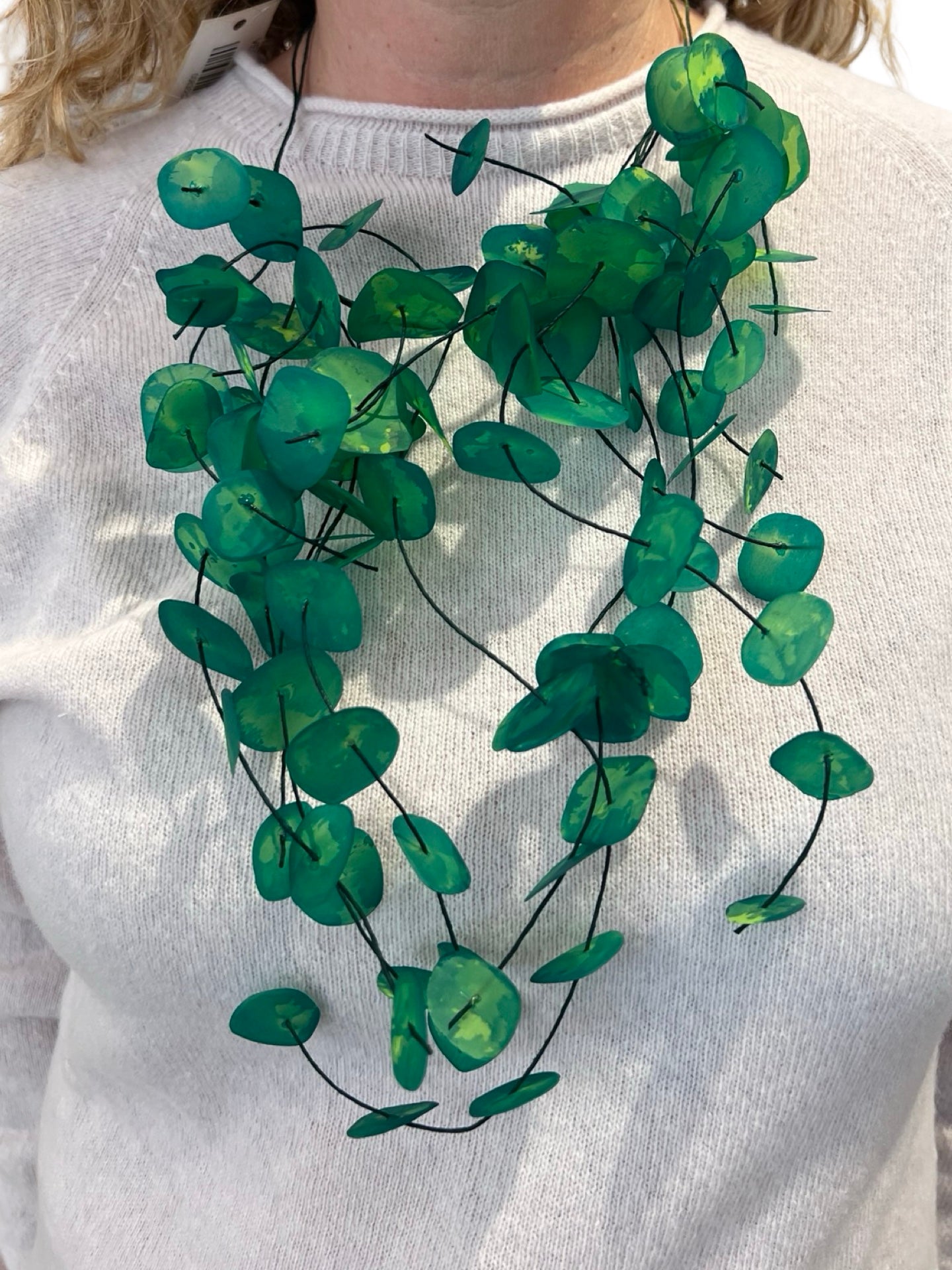 Ana Hagopian Green Vegetable Necklace