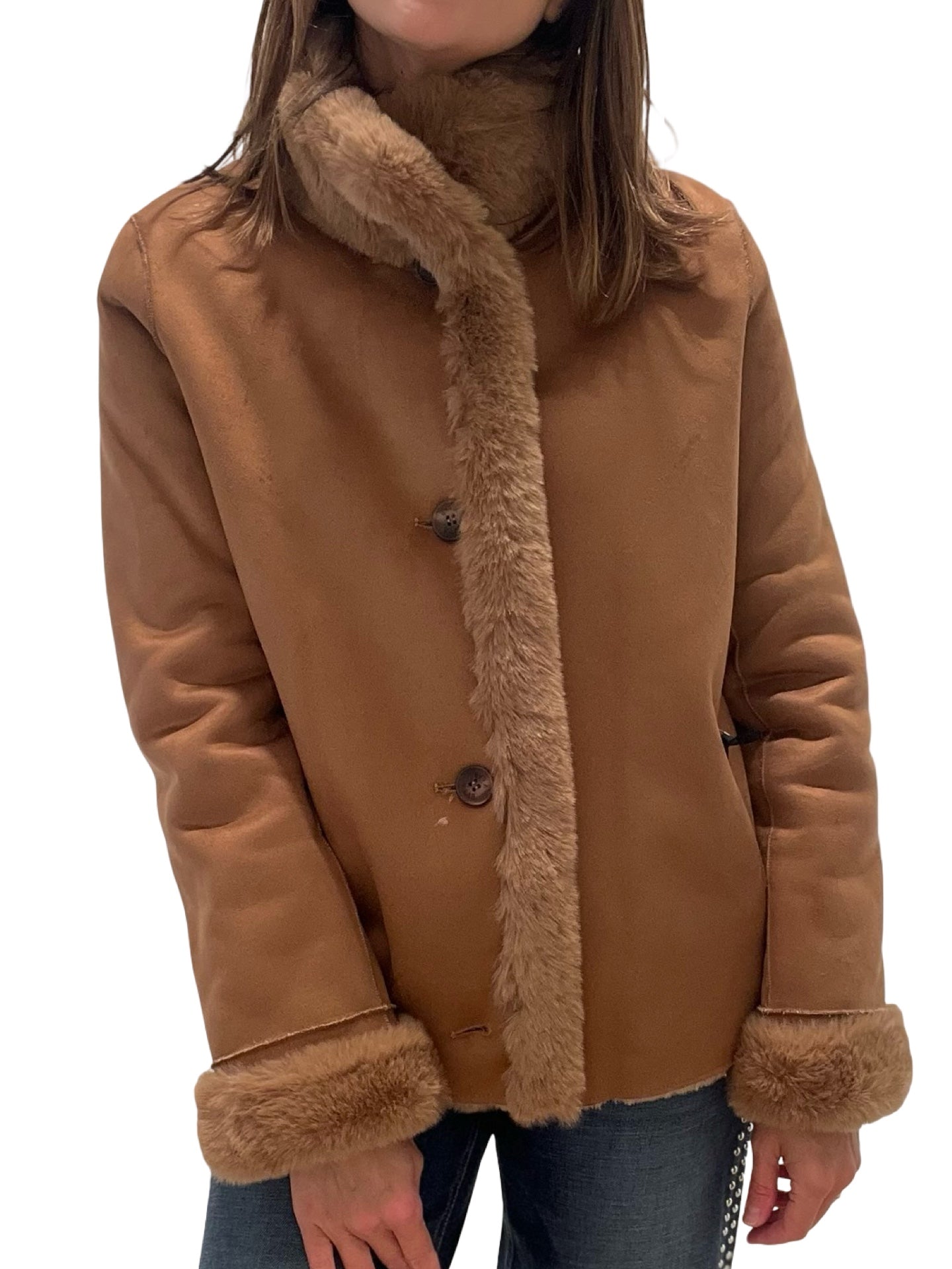 Doppia giacca Vlab cammello