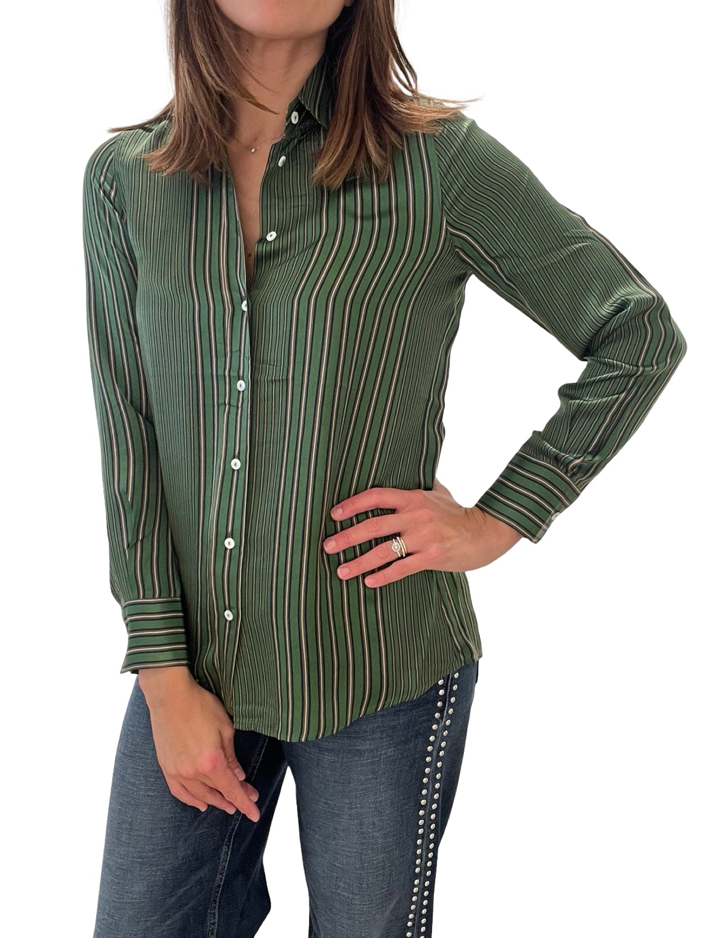 Camisa Diega Rayas Bicolor