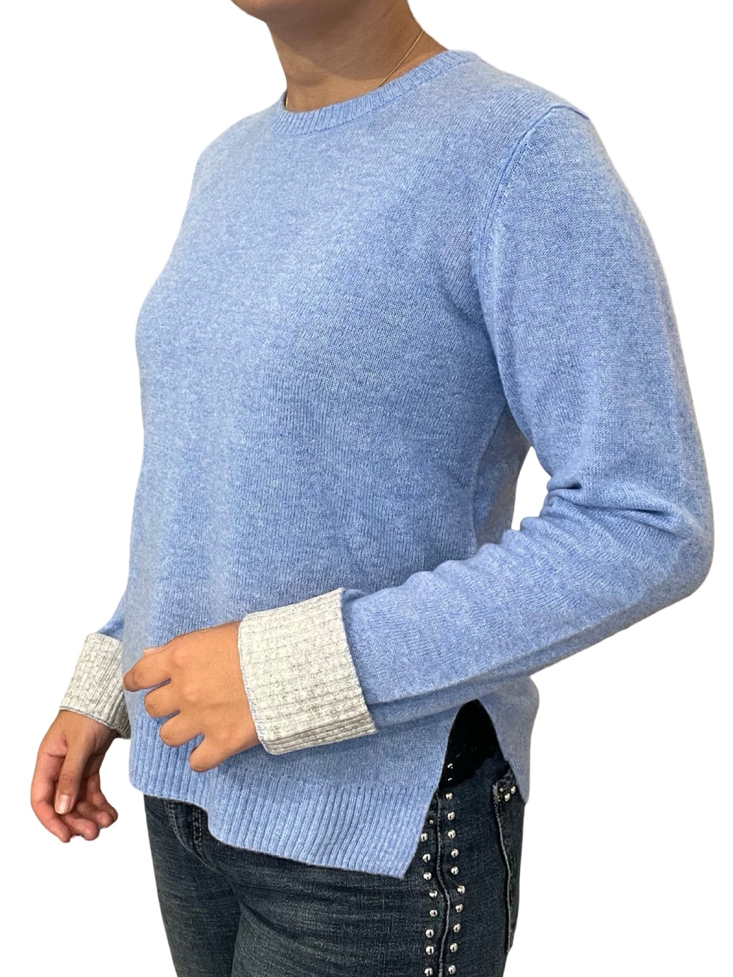 Absolut Cashmere Two-tone Cuffs Sweater