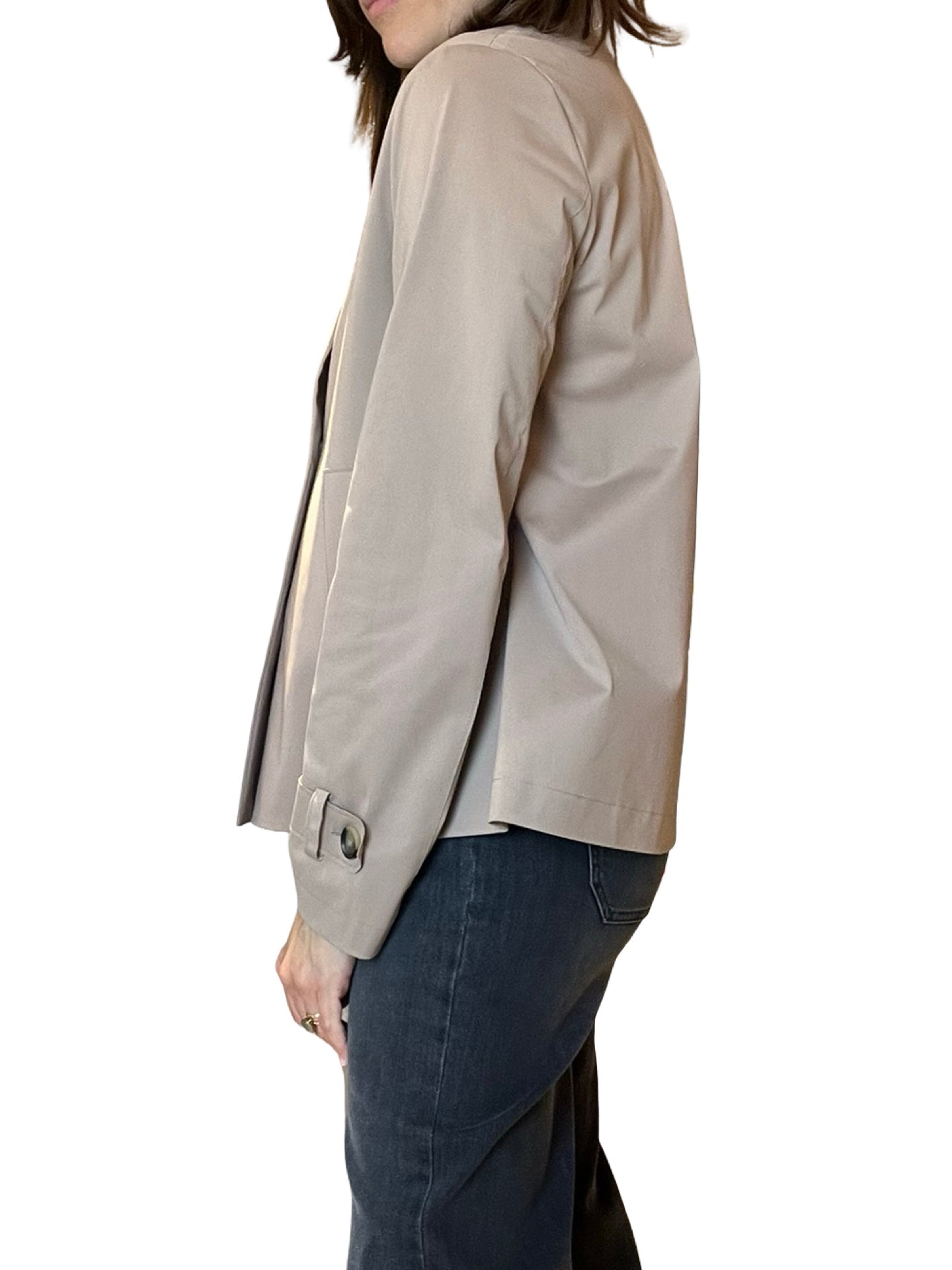 Harris Wharf London Trench Wool Camel Jacket