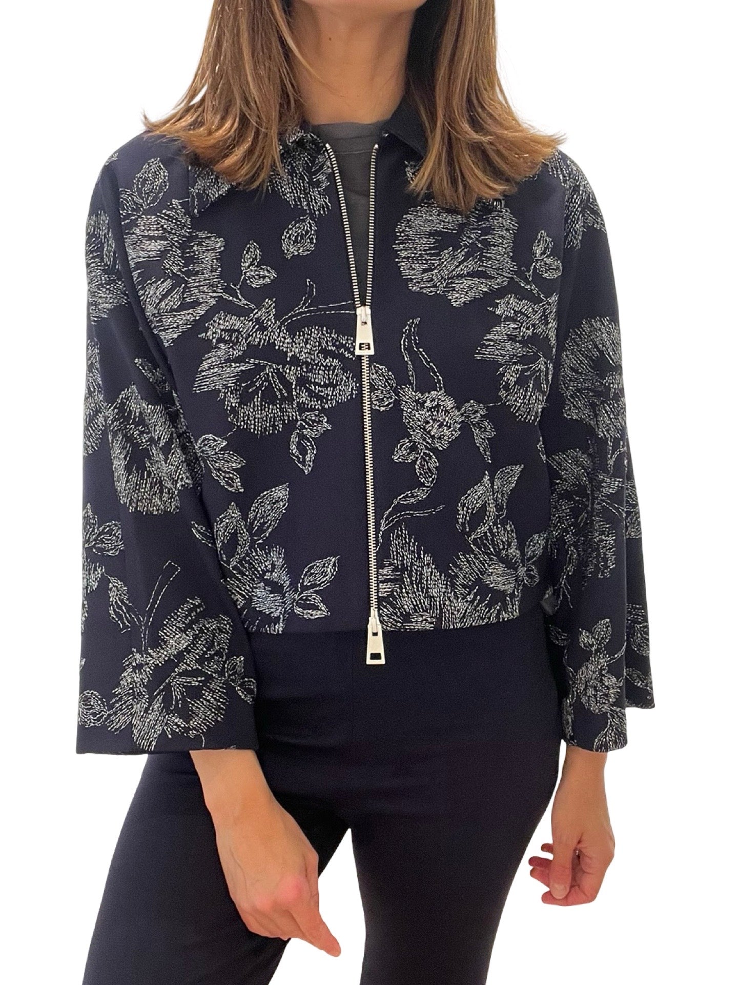 Chaqueta Liviana Conti Bordada Lurex