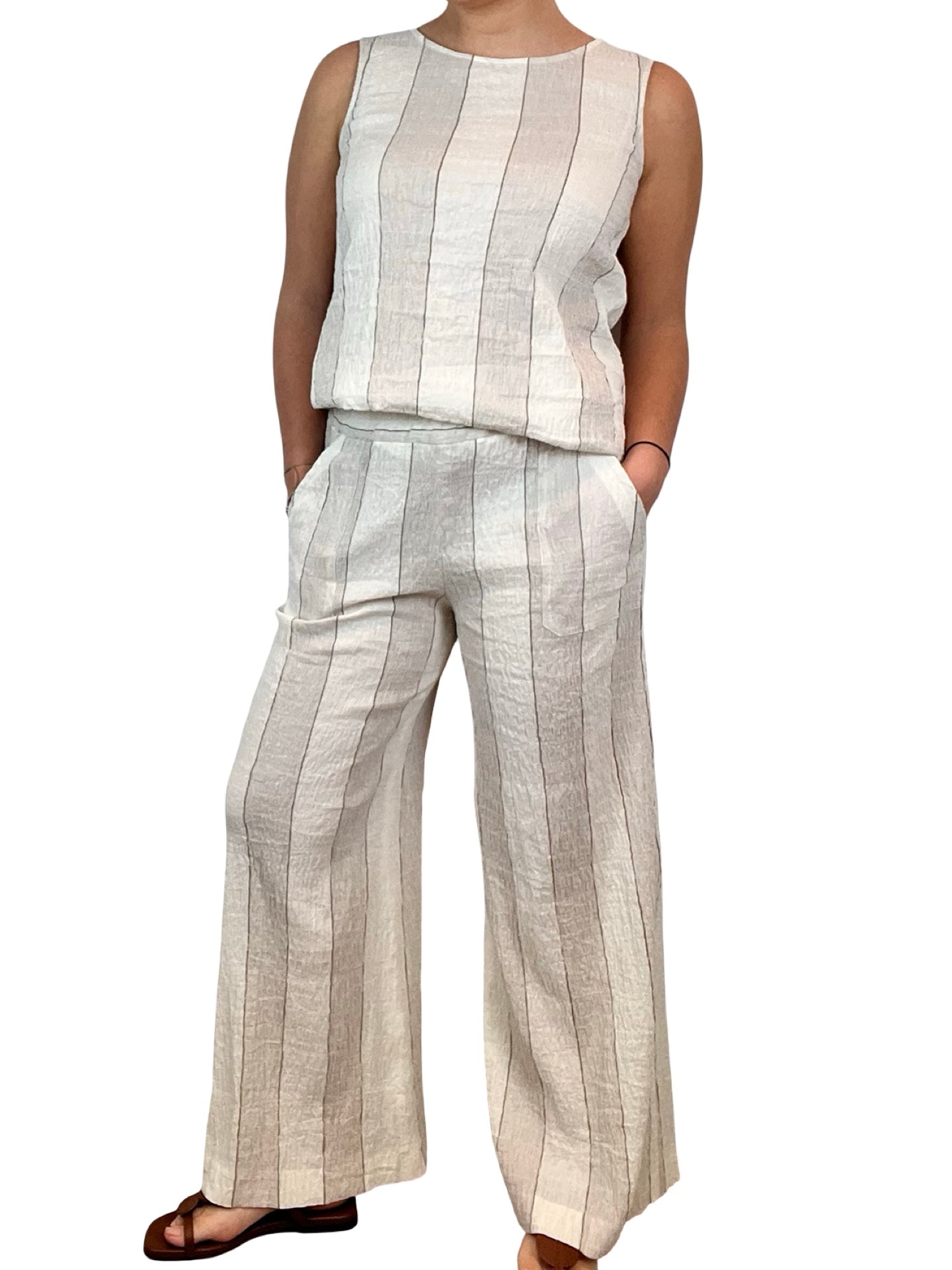 Agoefil Wide Striped Top