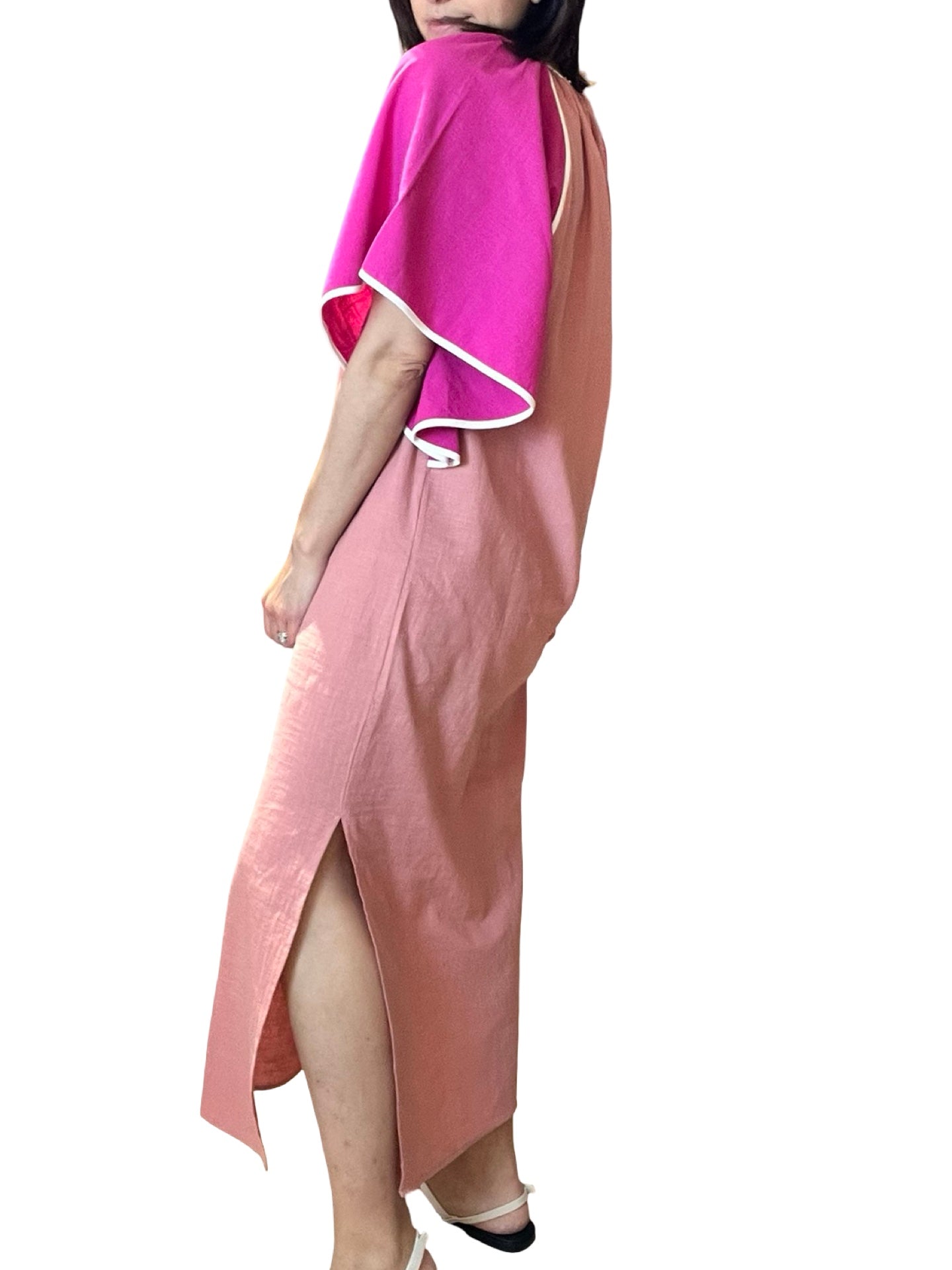 Vestido Mapoésie Lazo Bicolor