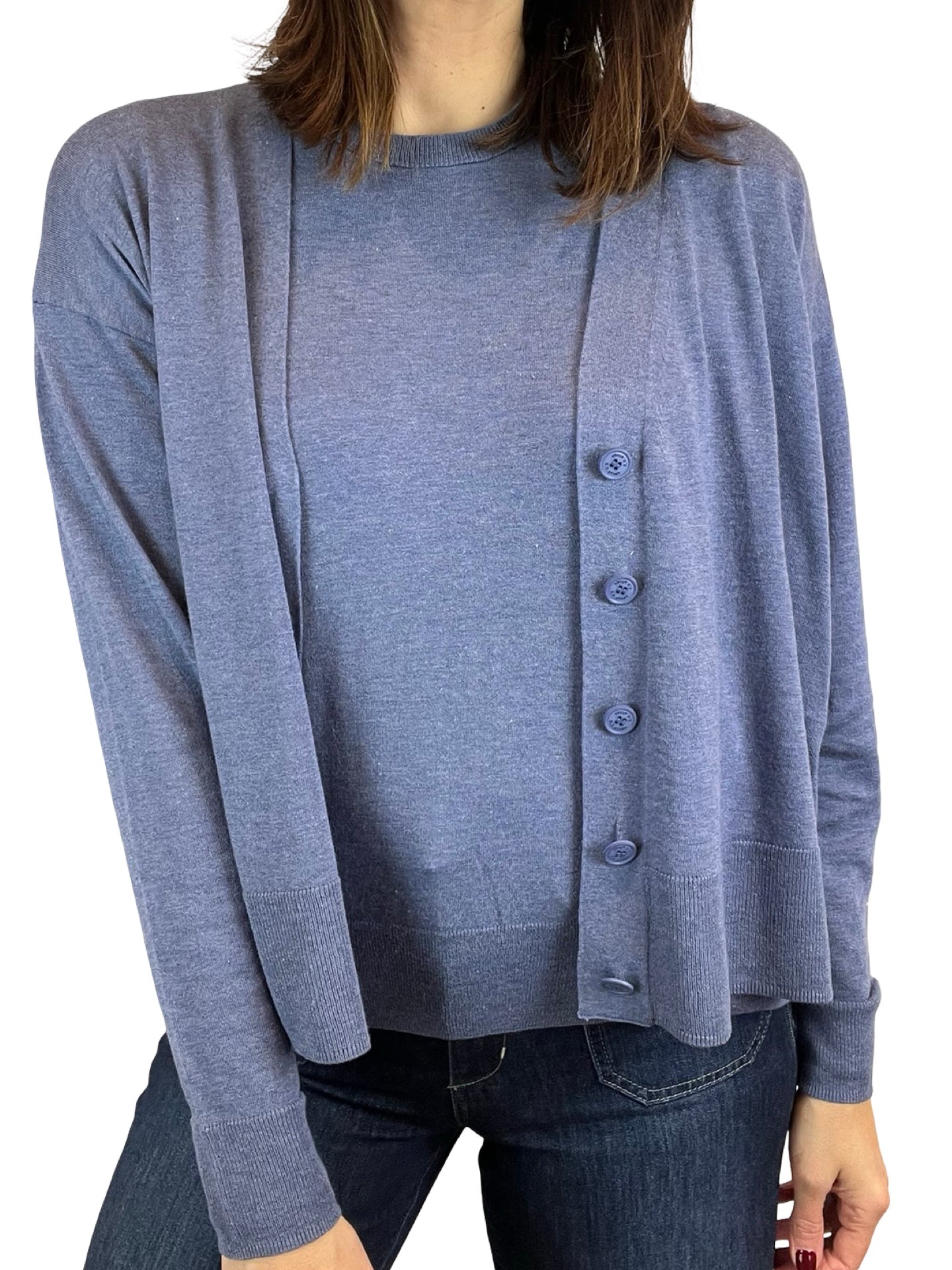 Cardigan Ct Plage Ancho Bolsillos