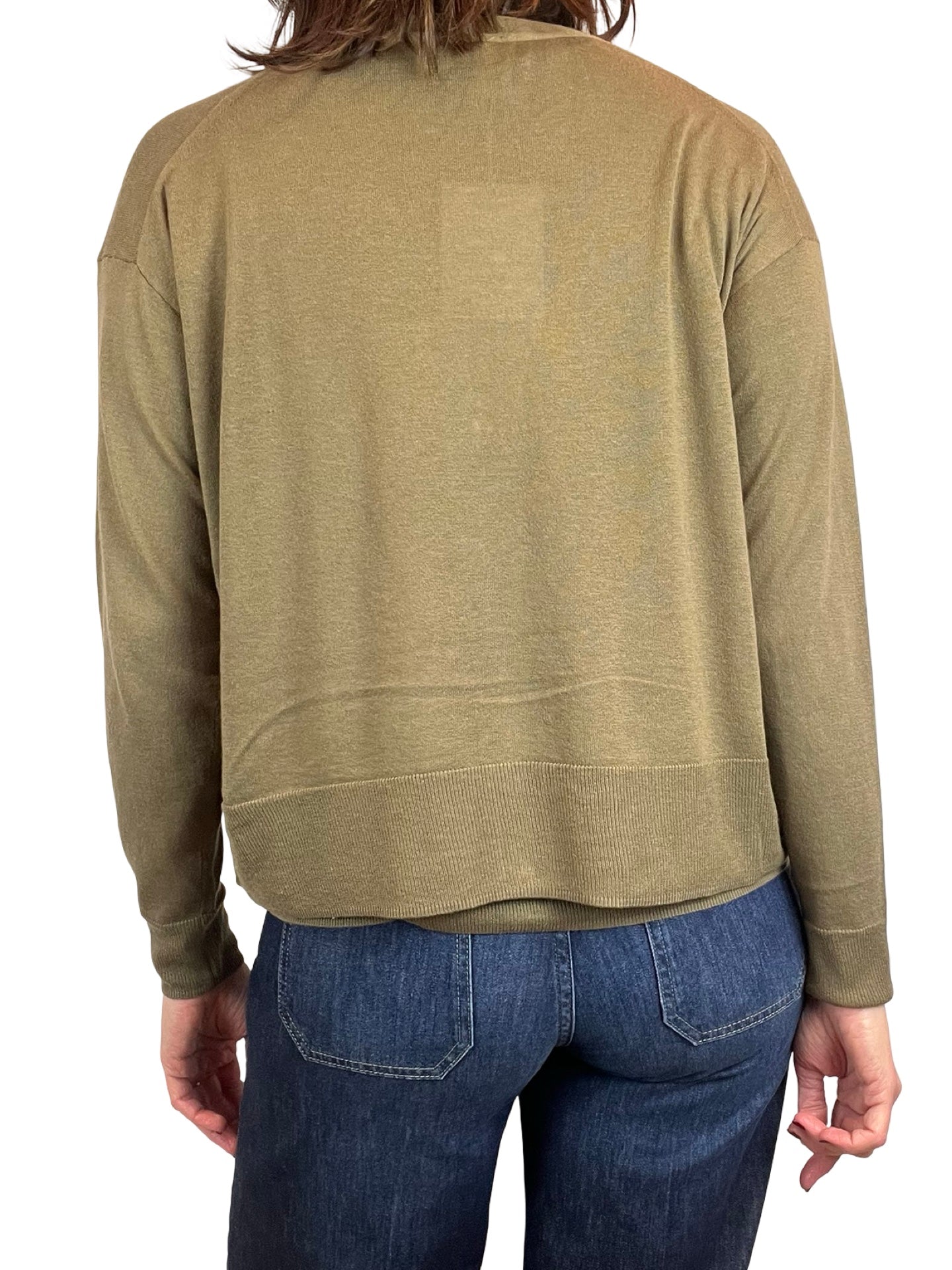 Cardigan Ct Plage Ancho Bolsillos