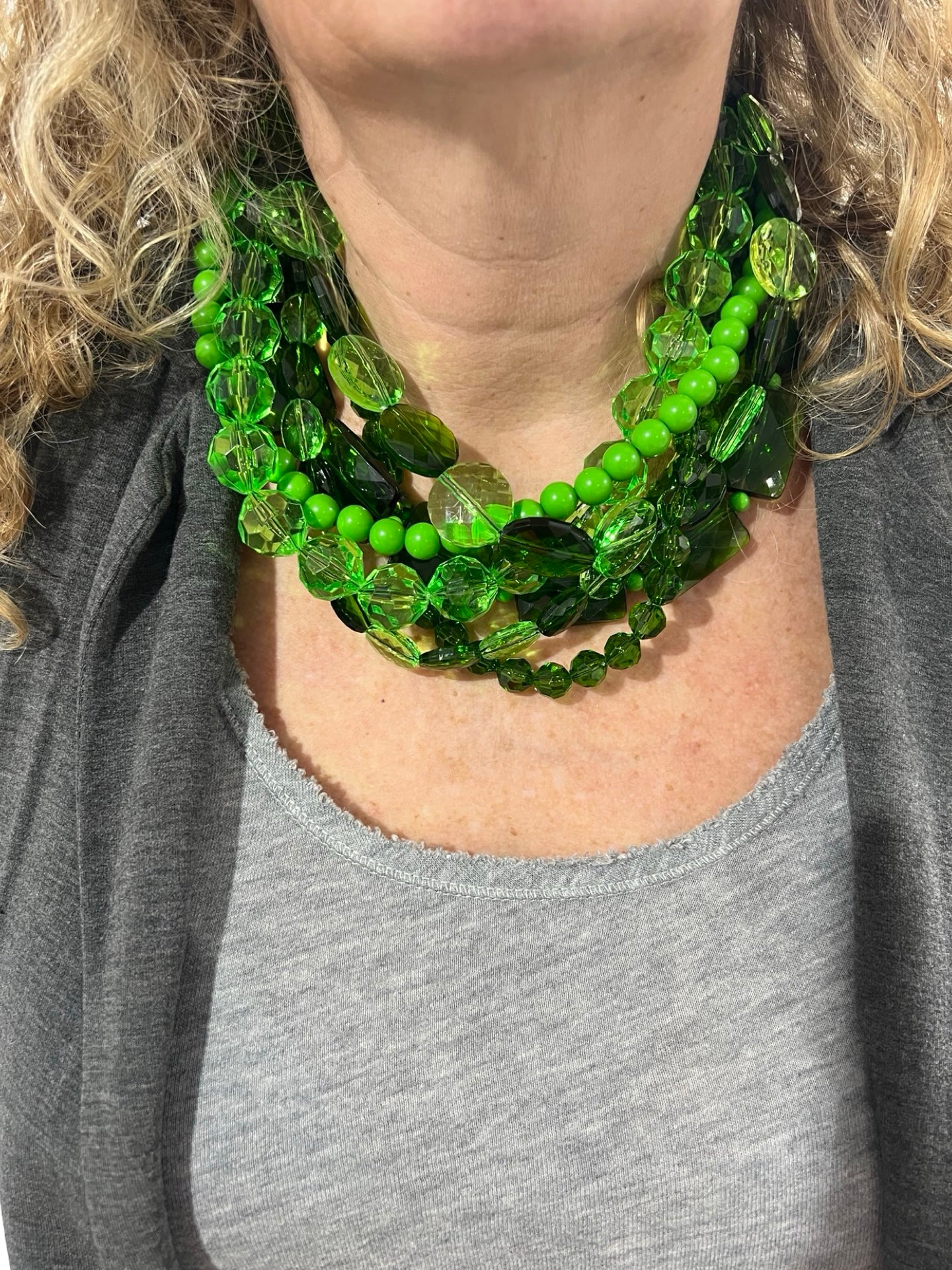 Fabrizio Marcantelli Osaka Green Necklace