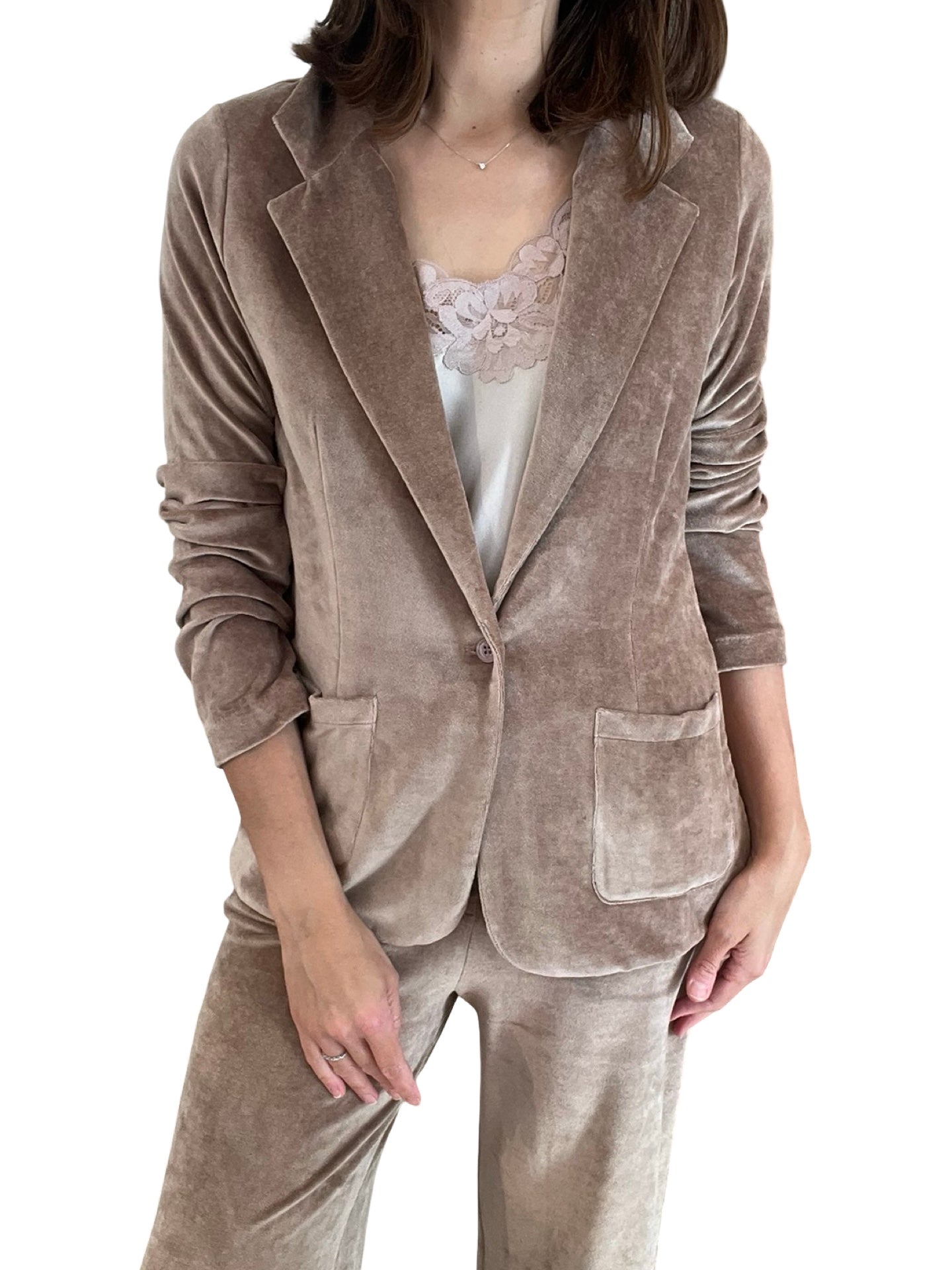 Blazer Majestic Filatures Terciopelo