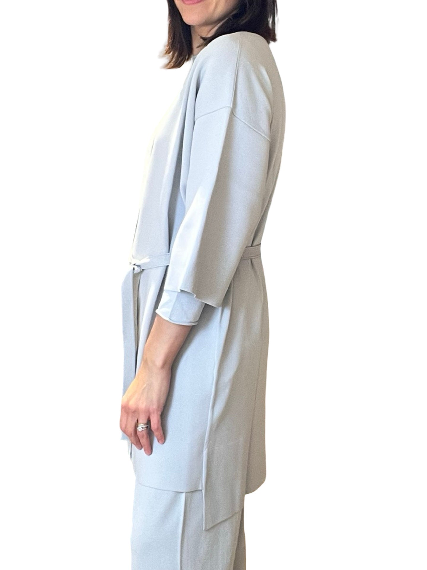 Cardigan Liviana Conti Punto Largo Cintuón