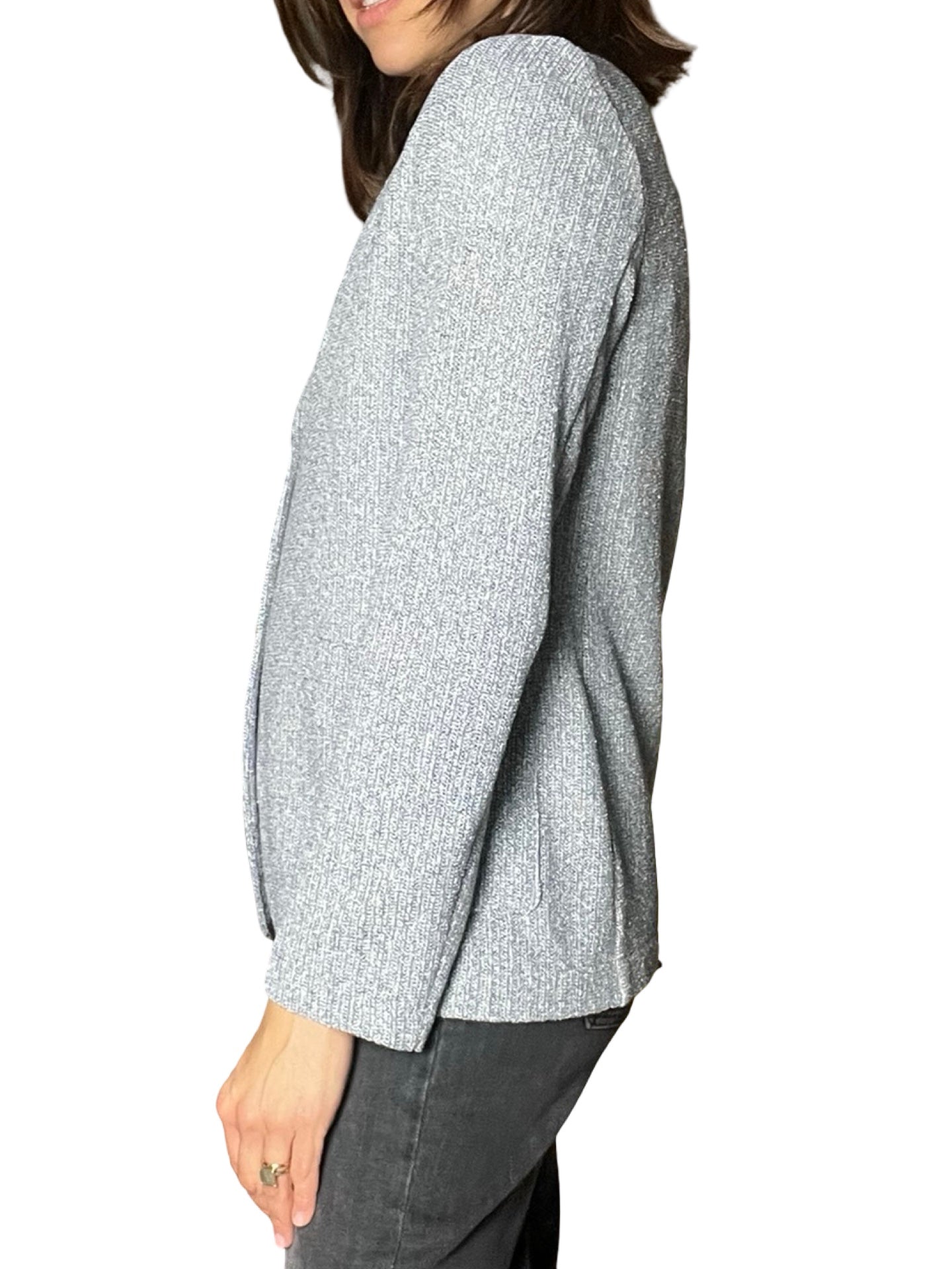 Blazer in denim bicolore Harris Wharf London Frise