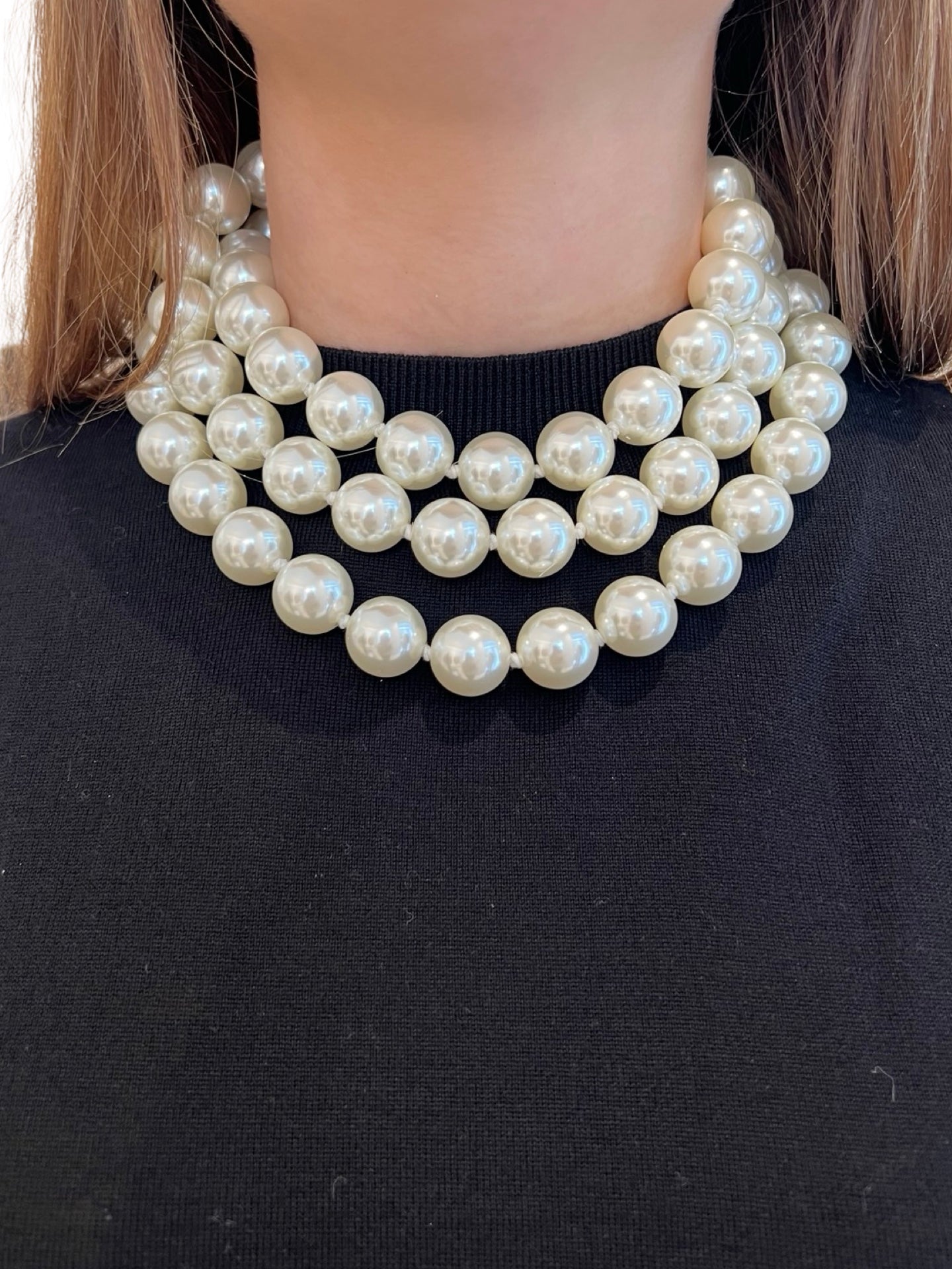 Collar Fabrizio Marcantelli Perlas 3 Tiras