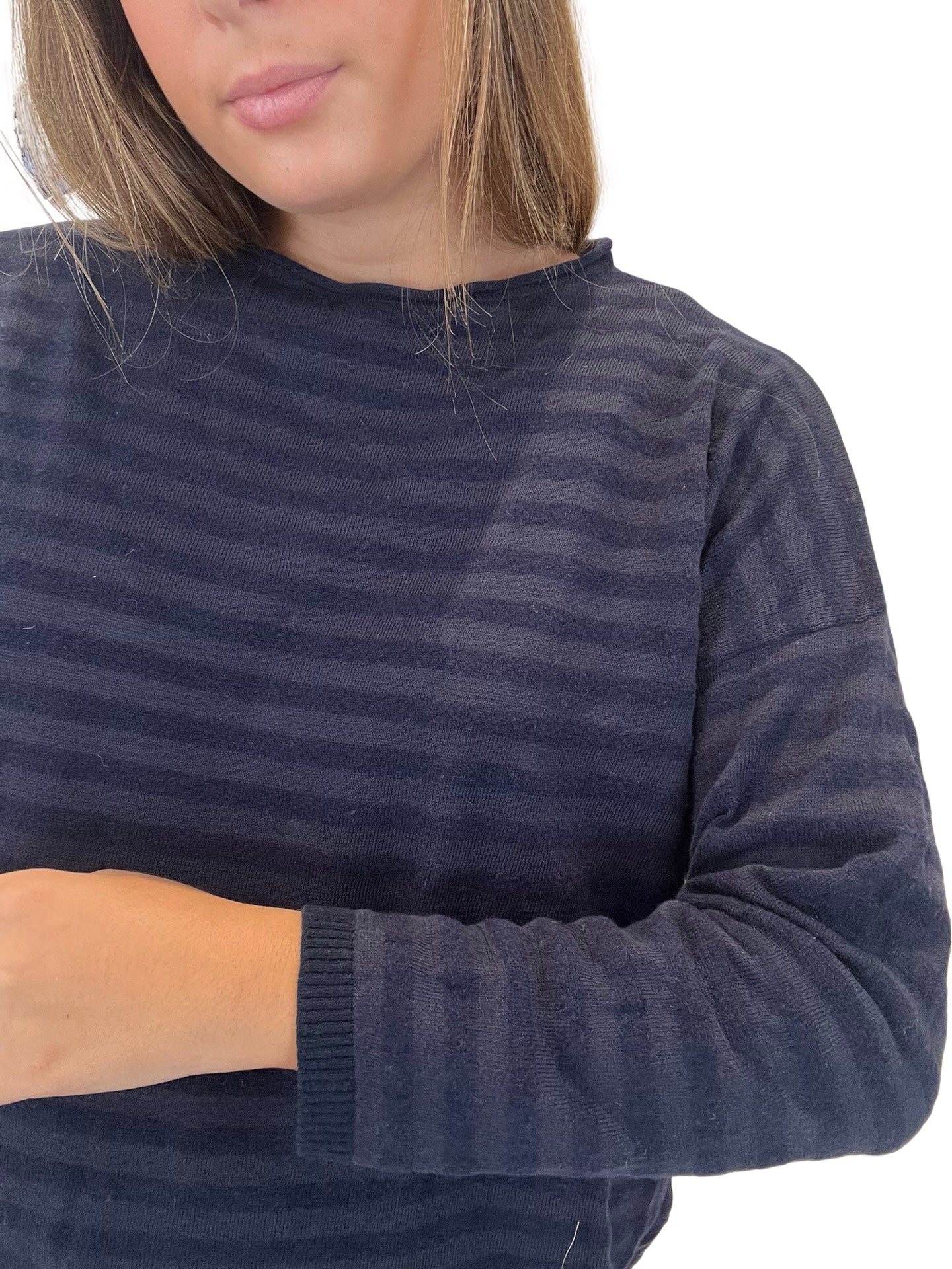 Jersey Whyci Rayas Cuello Redondo