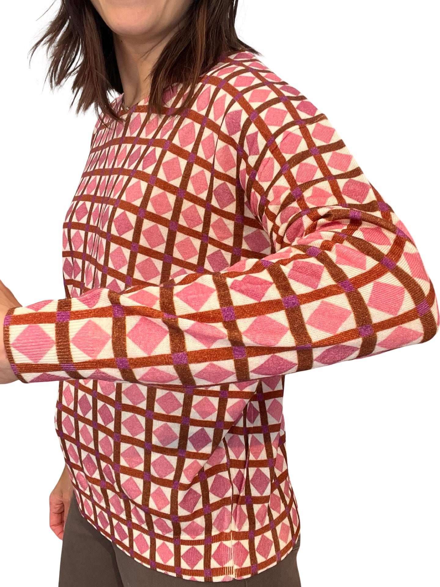 Jersey a letto con te Cuello Picos Rombos