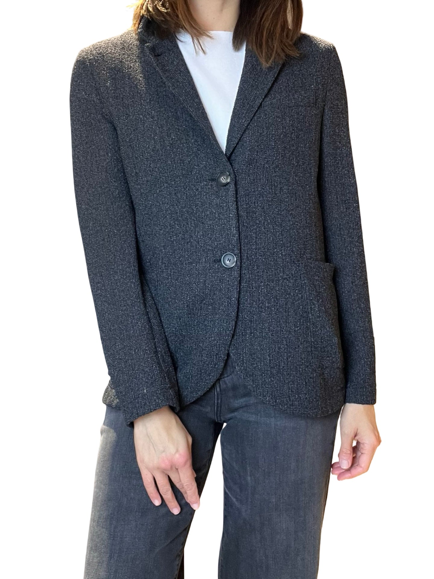 Blazer grigio bicolore Harris Wharf London Frise