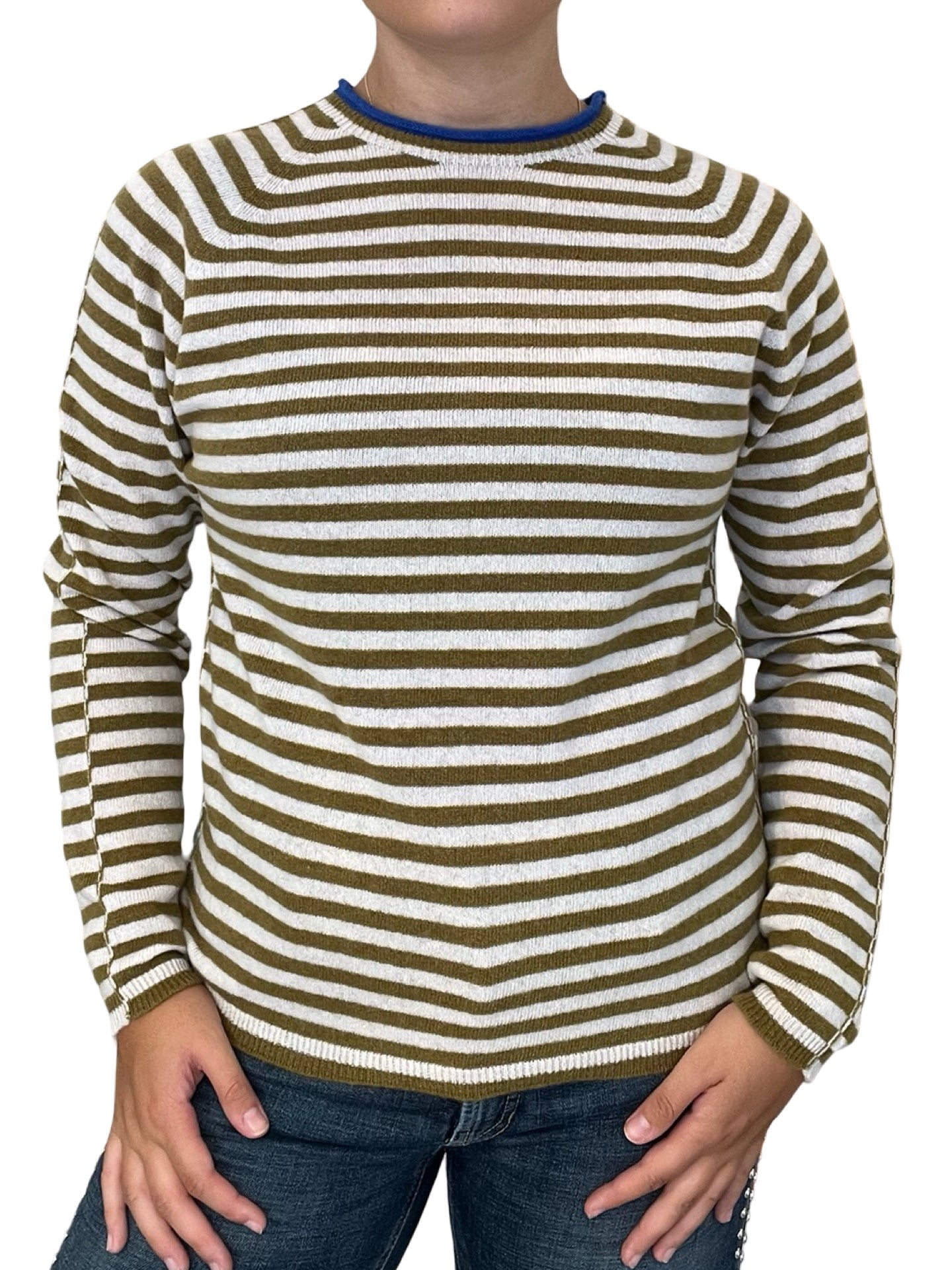 Jersey Floor Rayas Entallado