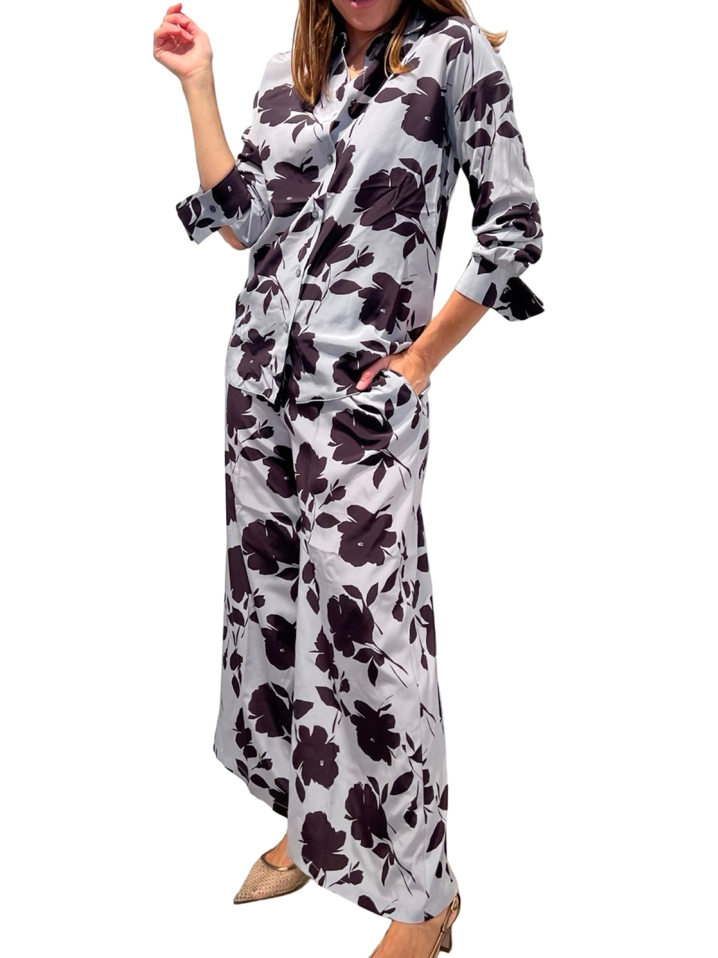 Camisa Liviana Conti Estampado Flores