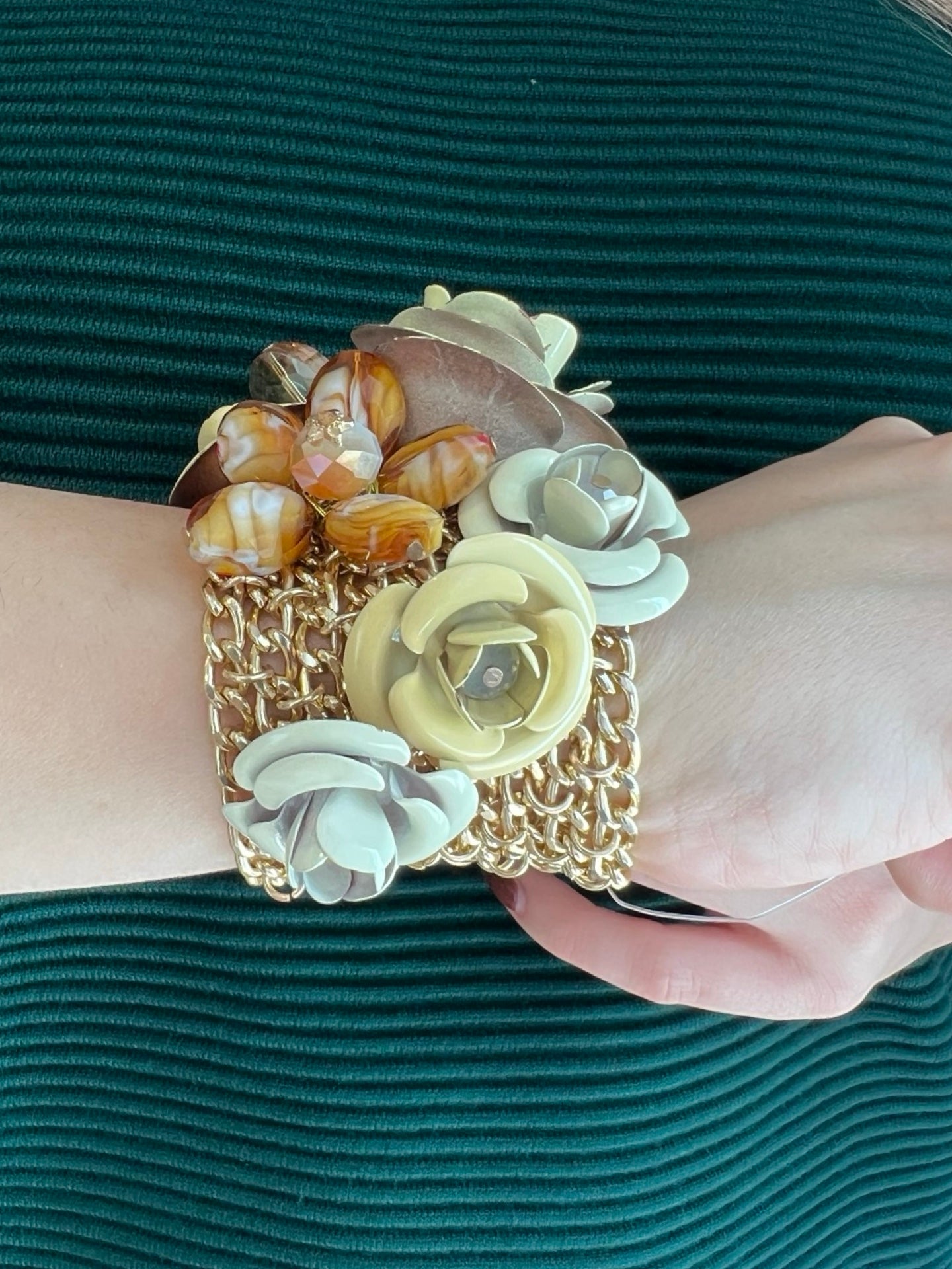 Bracelet Il Baco Da Seta Flower Chain