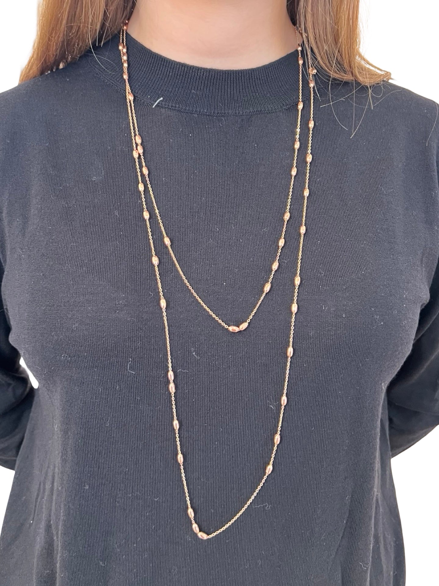 Collar Favrizio Marcantelli Gotas Oro Rosa