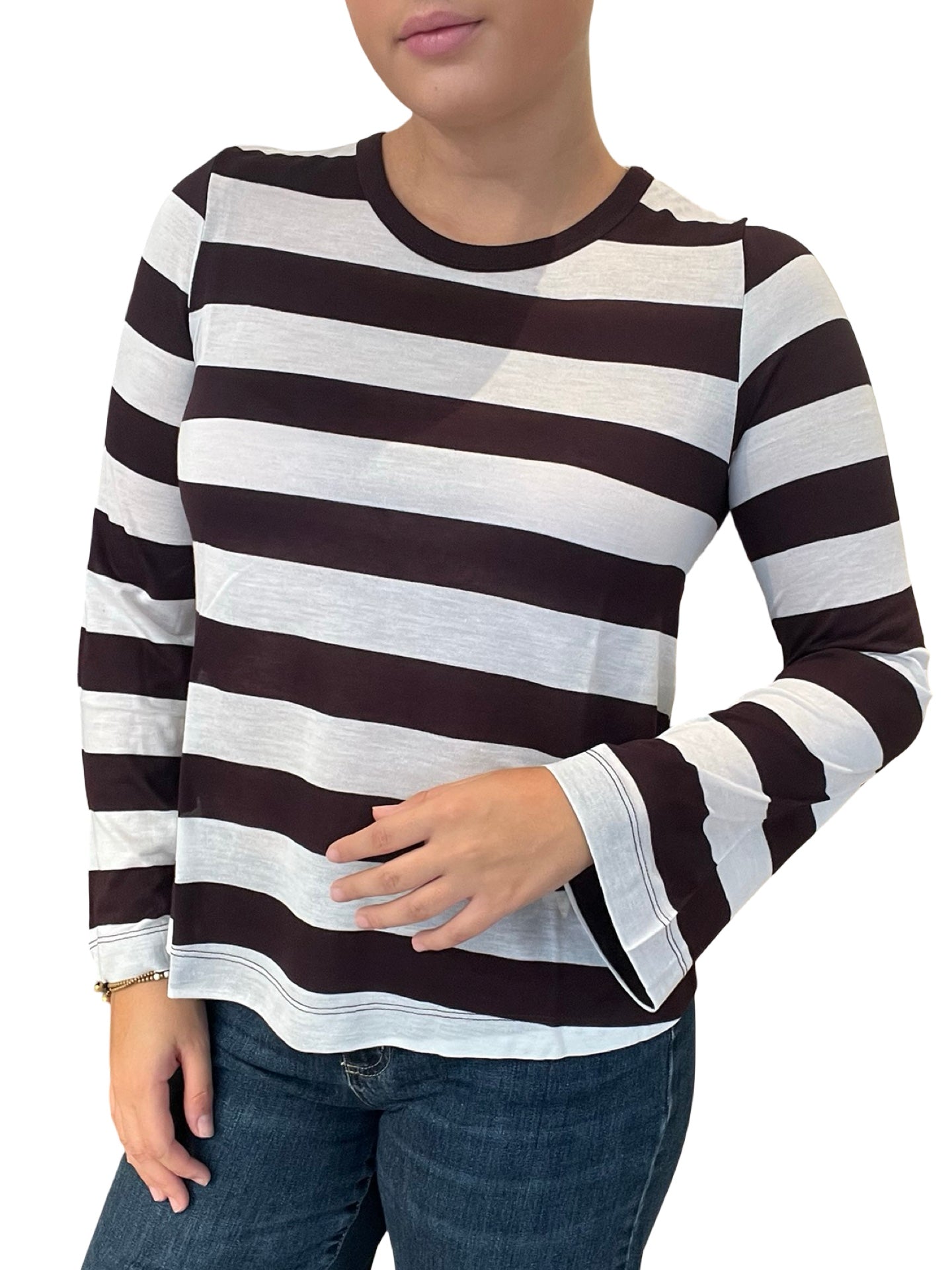 Majestic Filatures Wide Stripe T-shirt