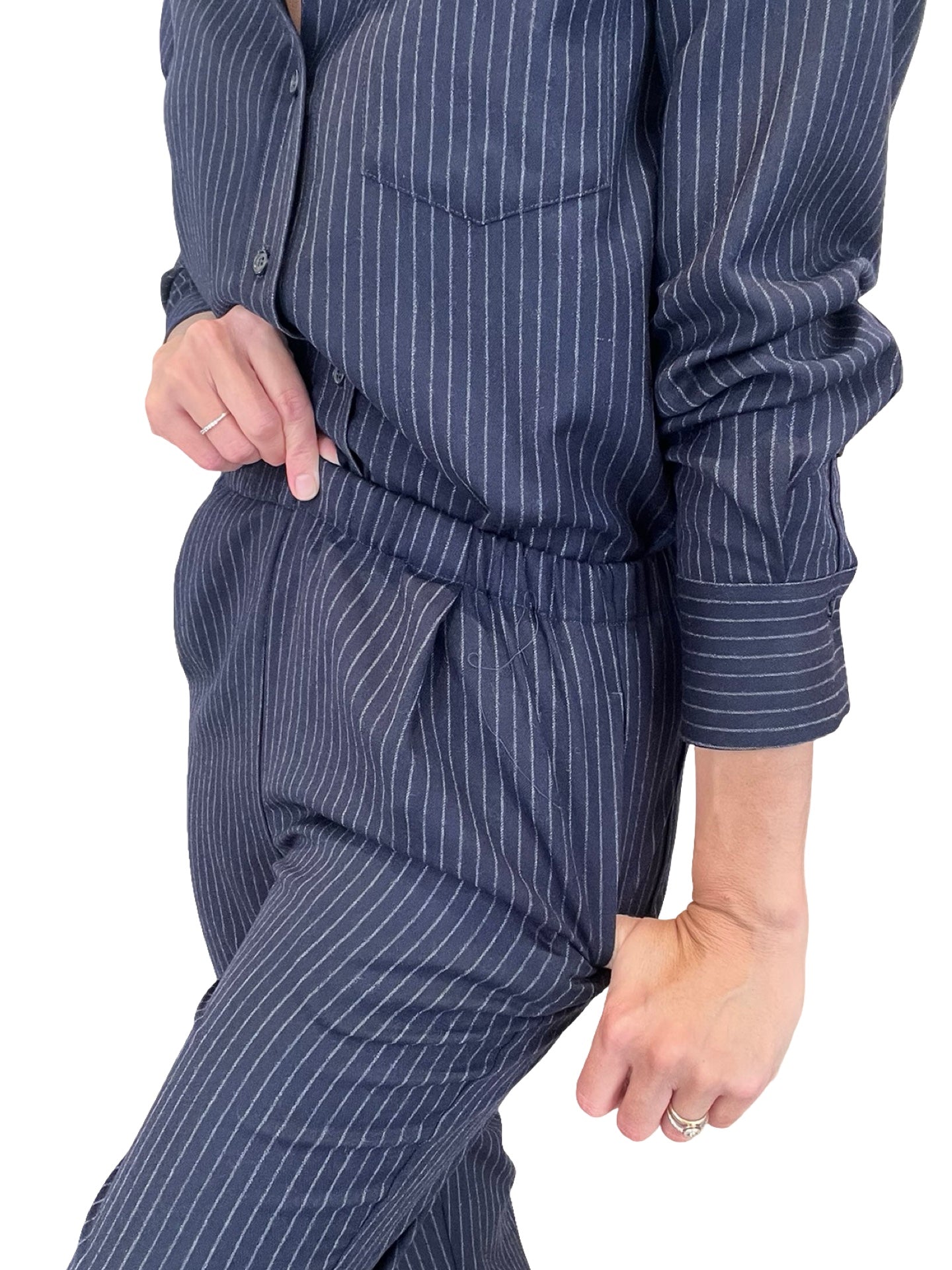 Pantalon Rosso35 Pinzas Rayas