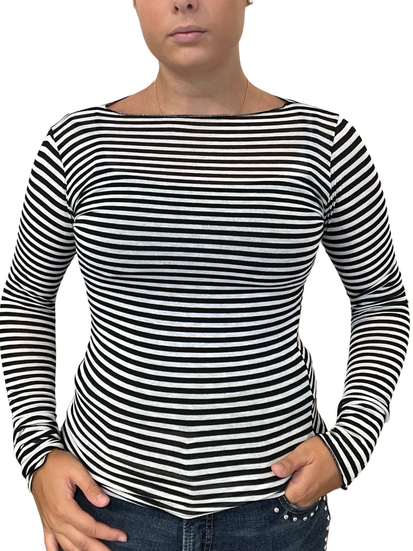 T-shirt a righe Byu Barça