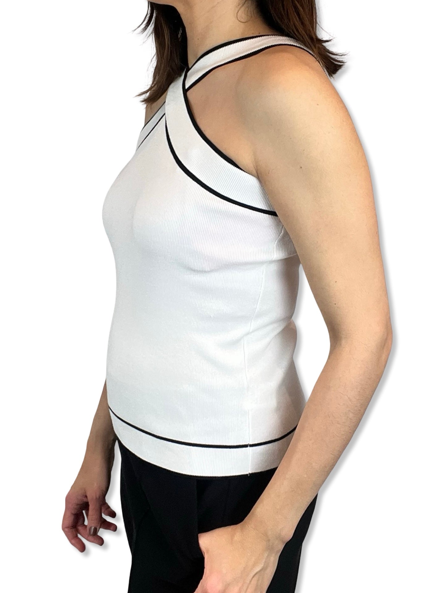 Paisie Top with Crossed Straps