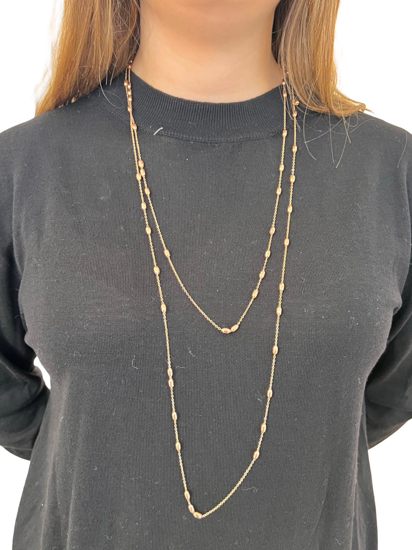 Collar Favrizio Marcantelli Gotas Oro Rosa