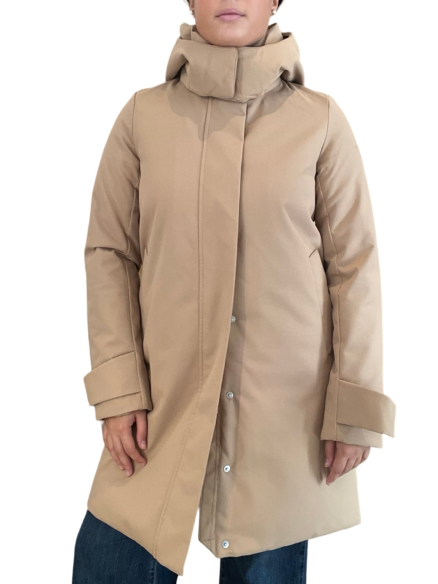 Parka lungo Save The Duck Sklar Beige